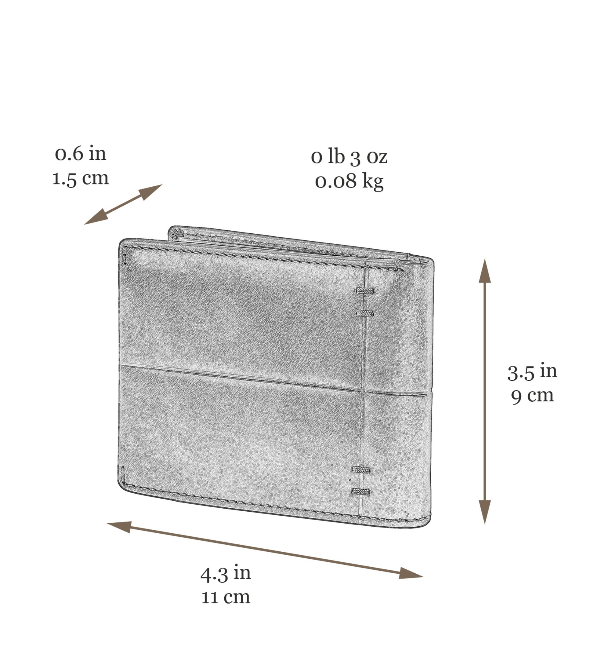 Leather Bifold Wallet - Poetic Justice
