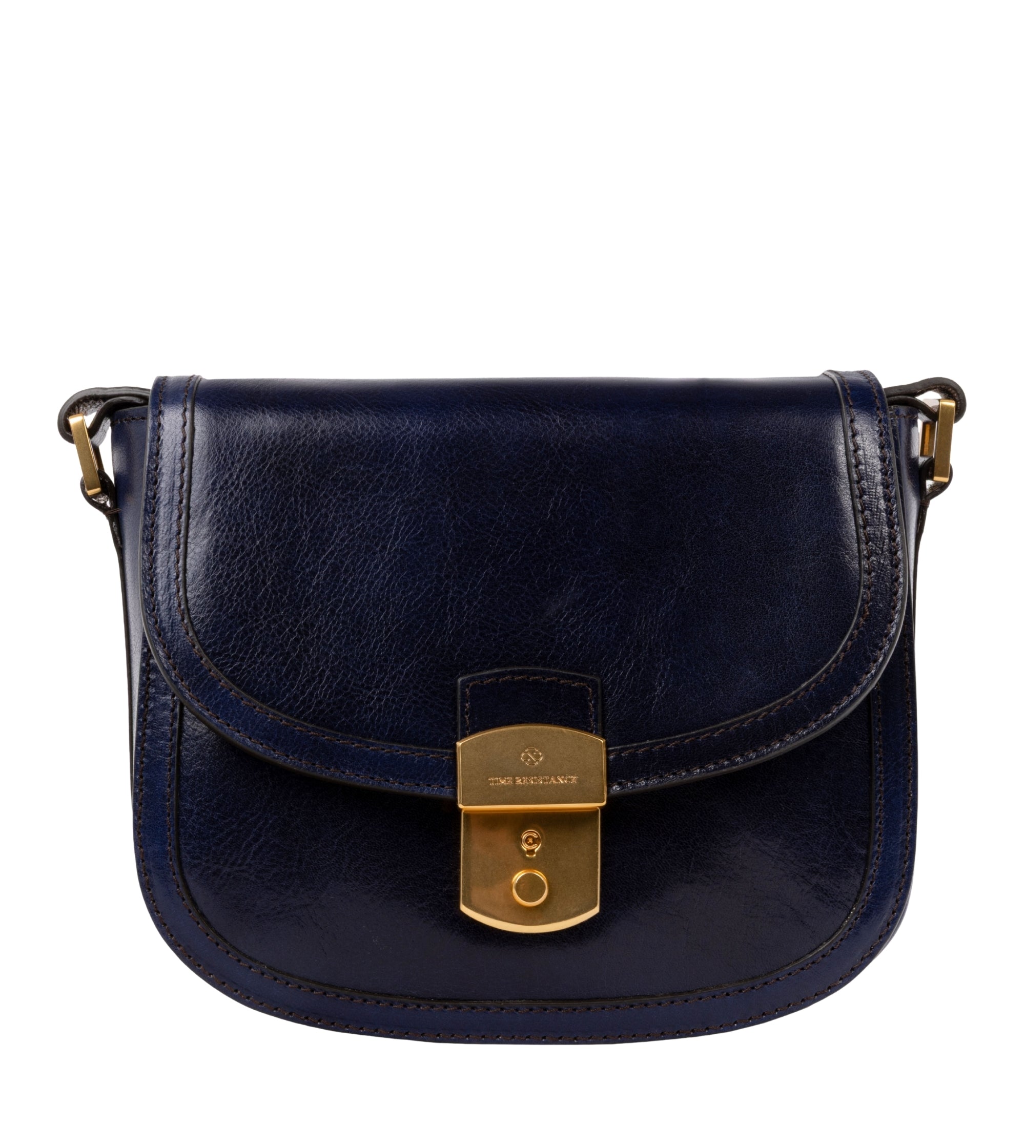 Womens Leather Saddle Bag - Secrets