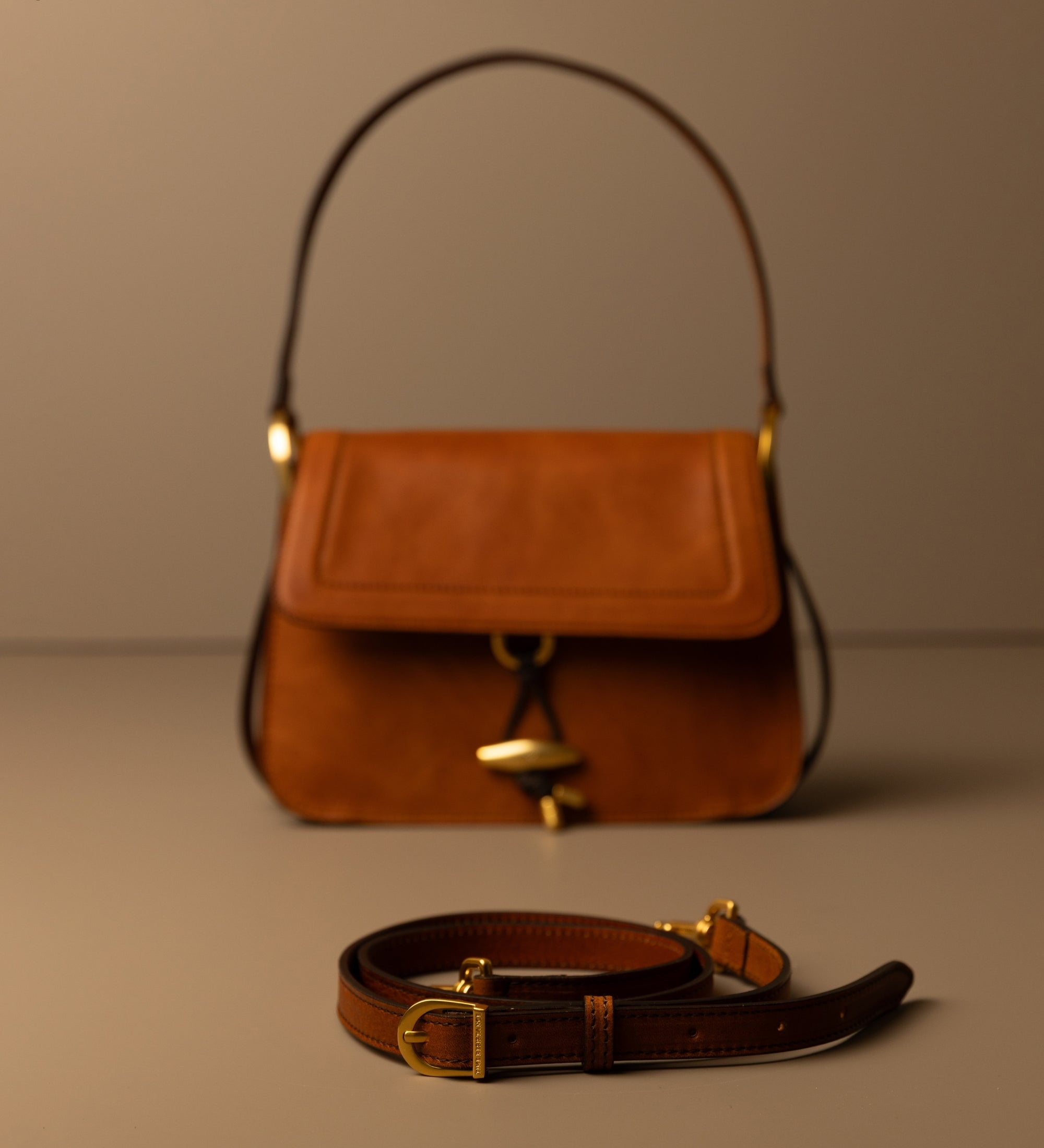 Leather Flap Bag for Women - Possession