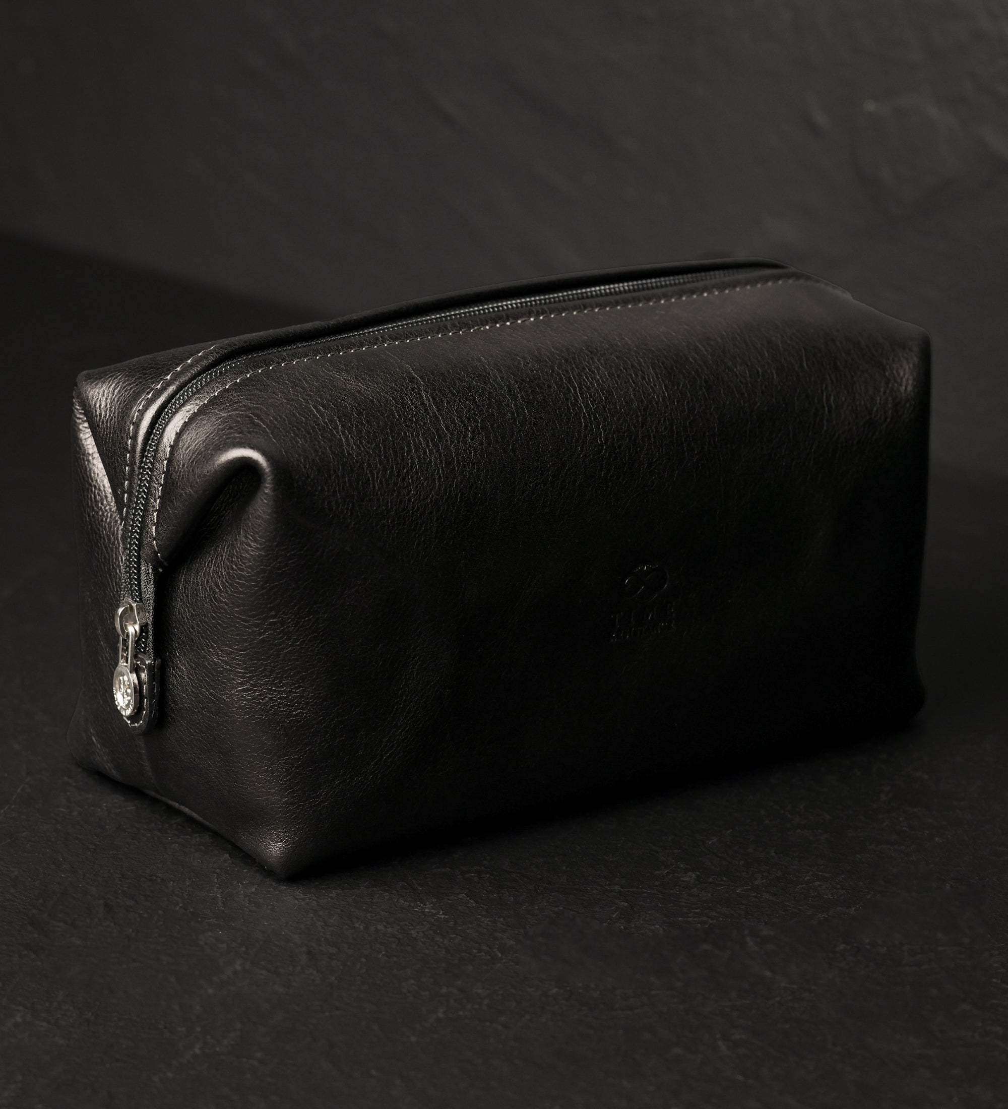 Leather Toiletry Bag - Four Past Midnight