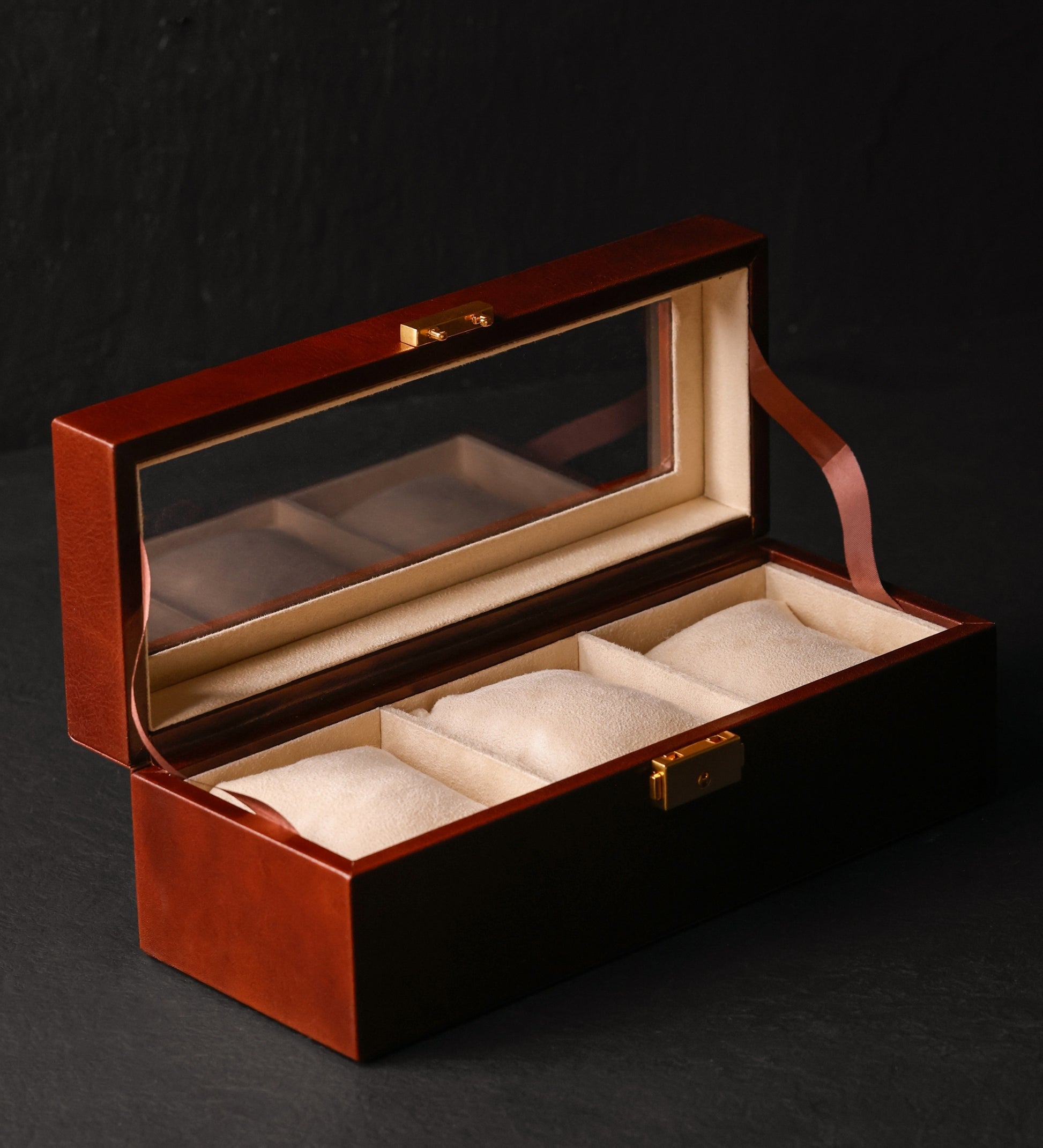 Womens Leather Watch Box, Watch Organizer - Silence