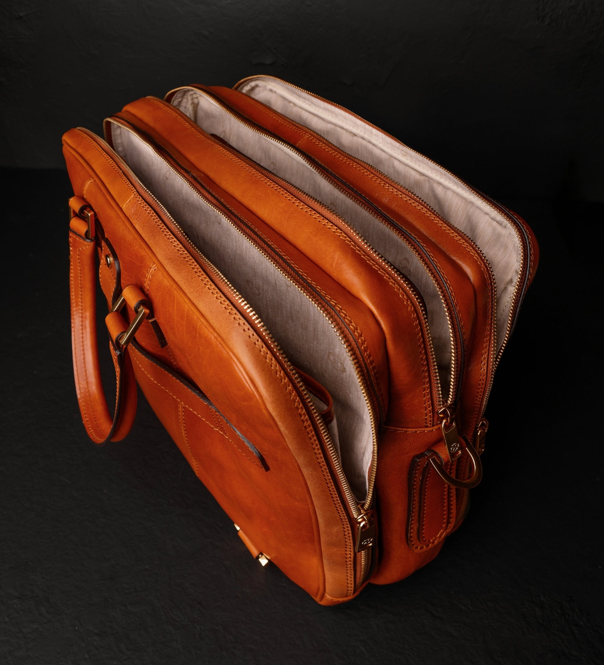 Leather Convertible Briefcase Backpack - A Farewell to Arms