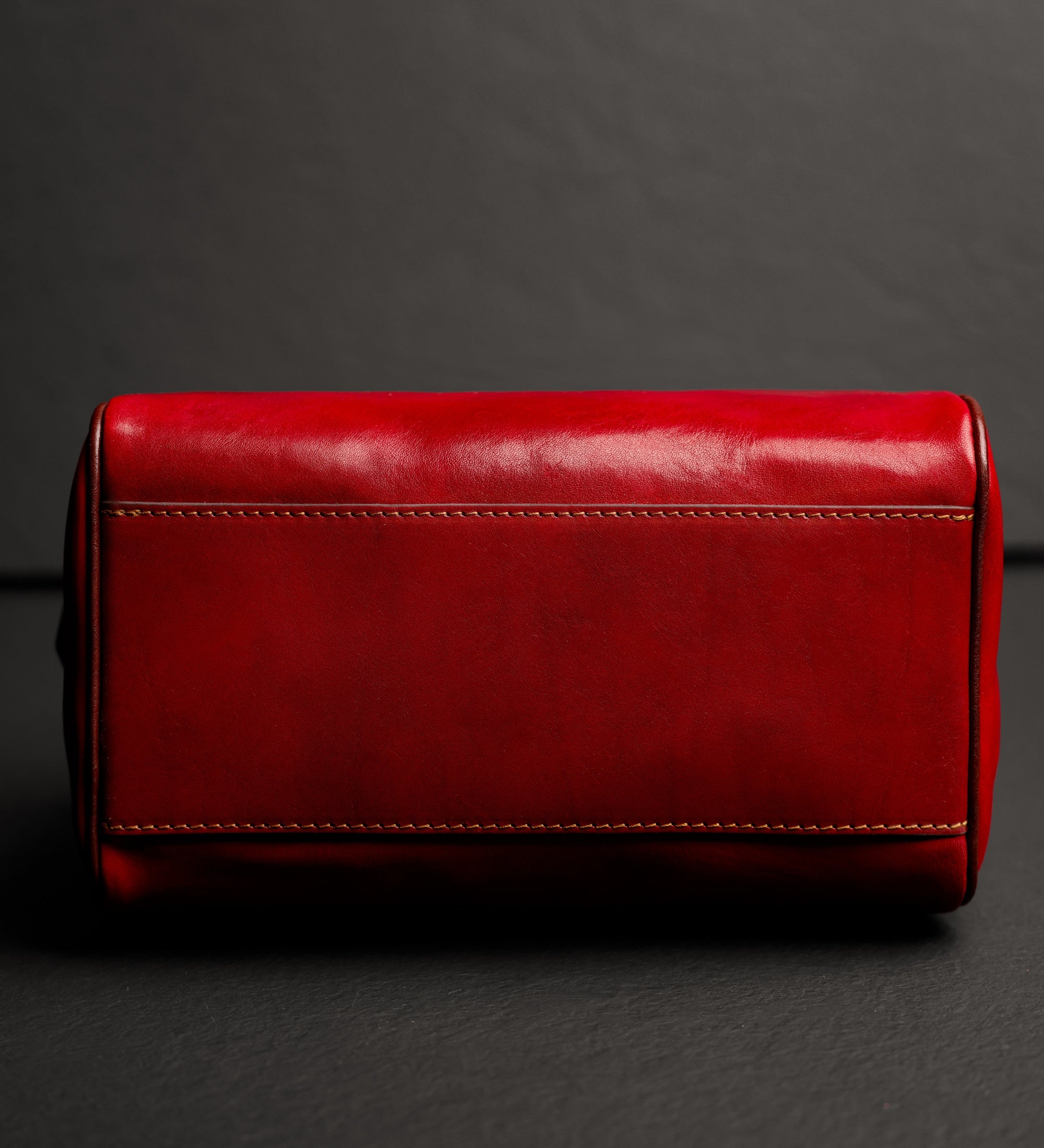 Womens Leather Barrel Bag Handbag - Little Dorrit