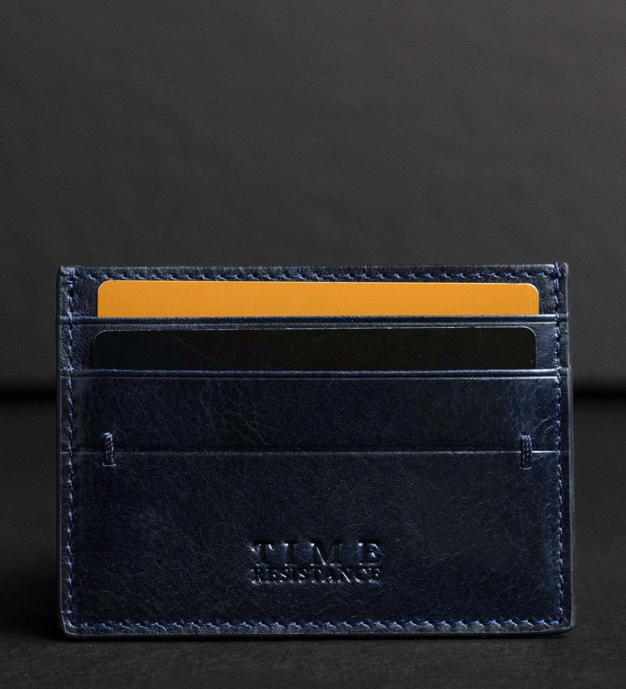 Leather Credit Card Case Business Card Case - Fireflies