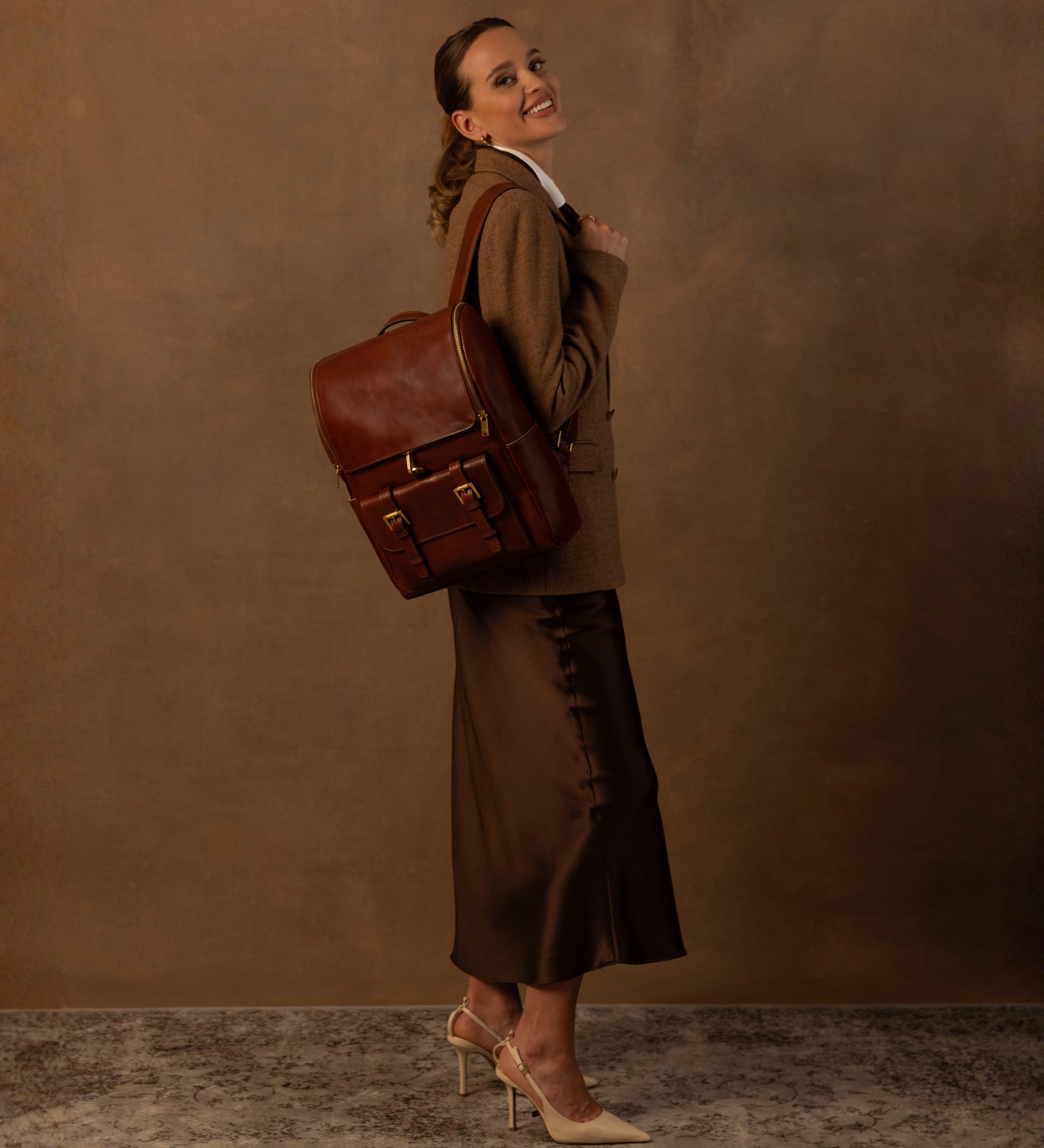 Large Leather Backpack for Women - The Odyssey