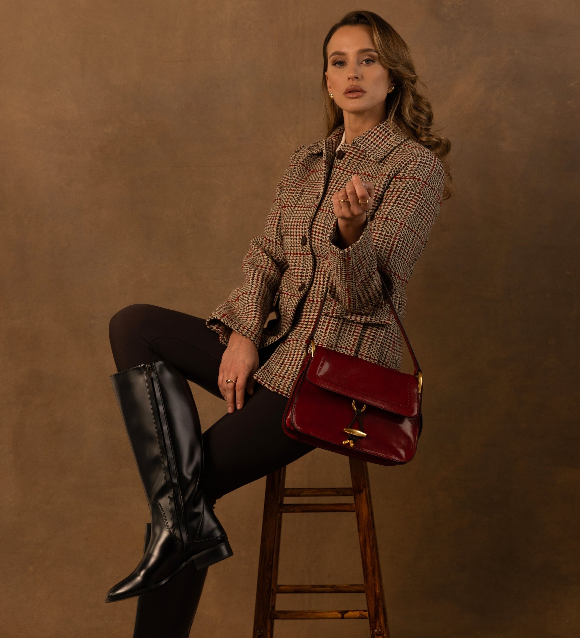 Leather Flap Bag for Women - Possession