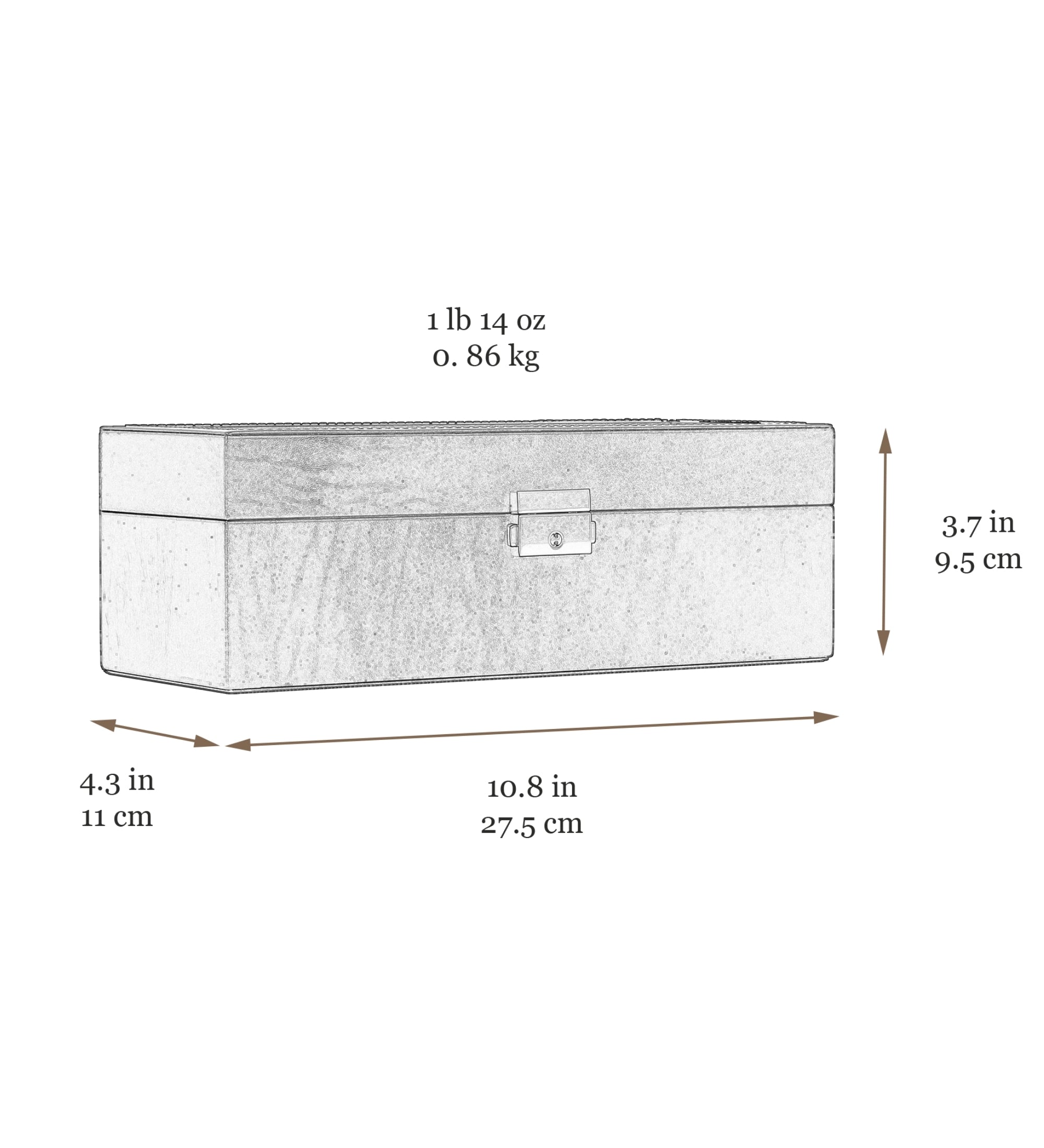 Leather Watch Box, Watch Organizer - Silence