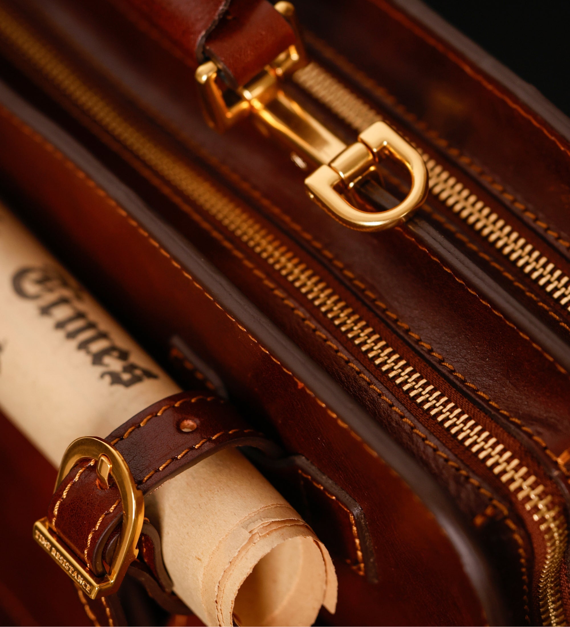 Leather Satchel Bag Briefcase - The Prophet