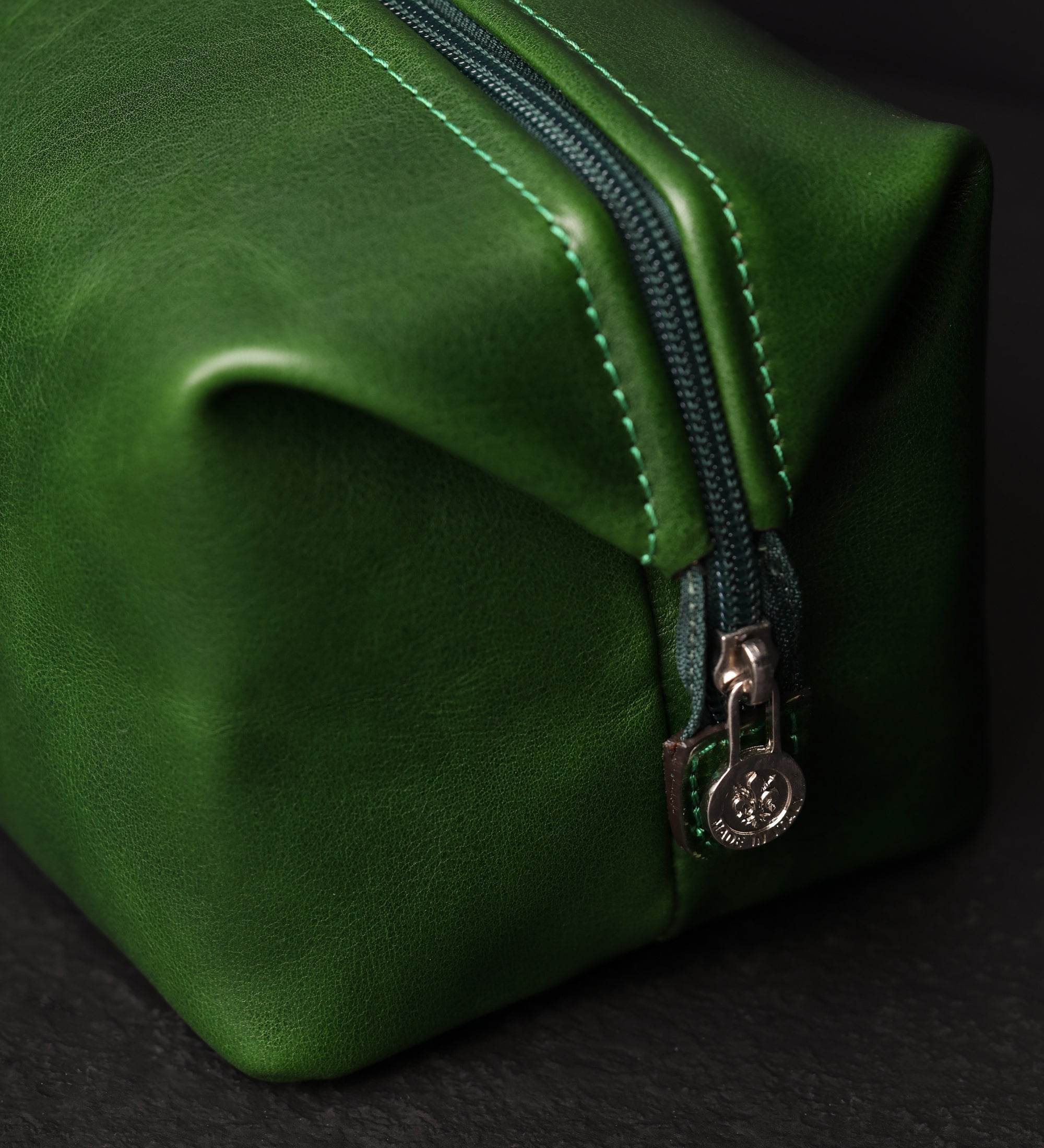 Leather Toiletry Bag - Four Past Midnight