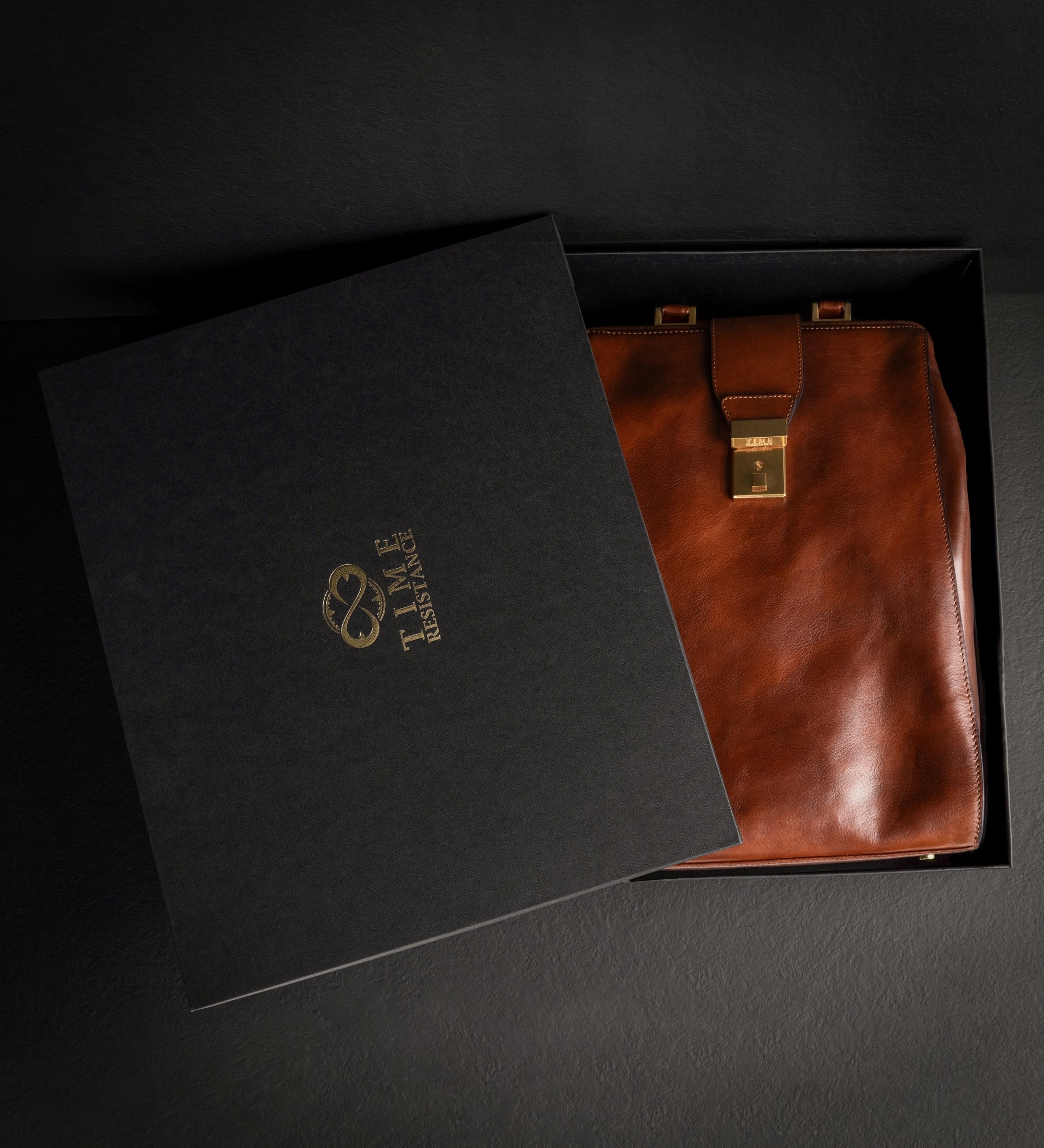 Leather Backpack - A Brief Story of Time