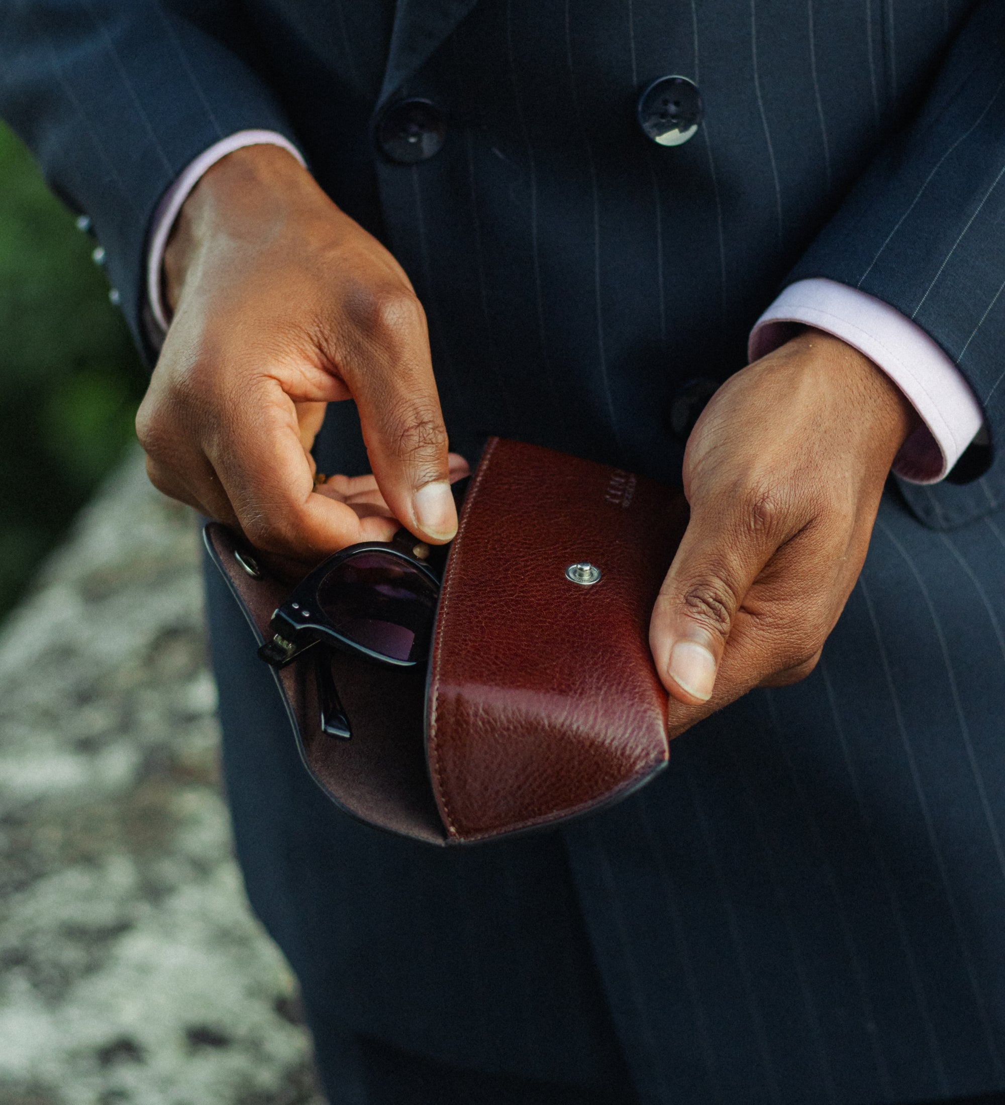 Leather Glasses Case - A High Wind In Jamaica