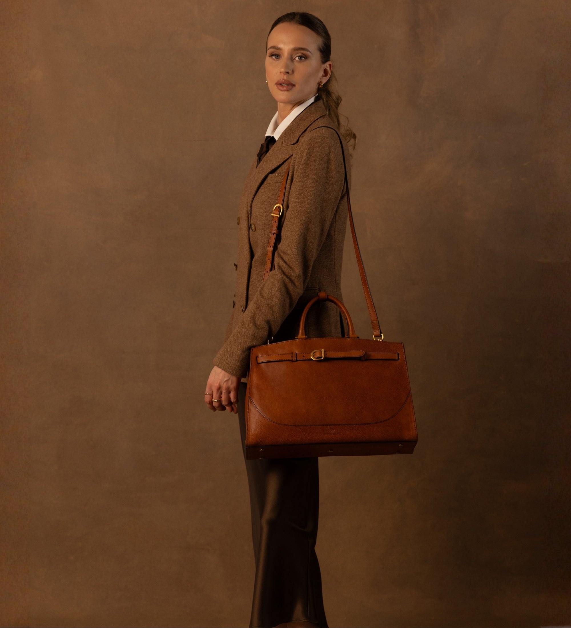 Womens Leather Handbag - Shirley