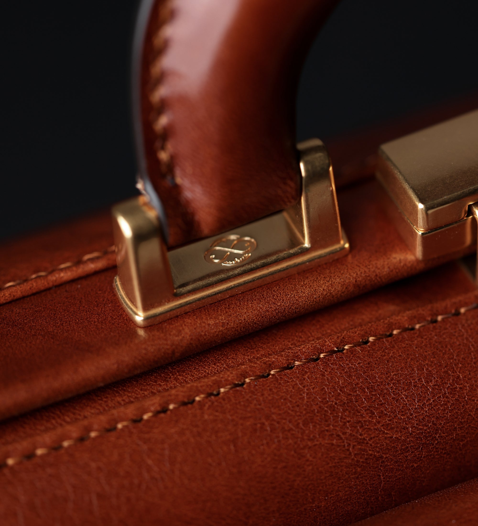 Large Italian Leather Doctor Bag - The Master and Margarita