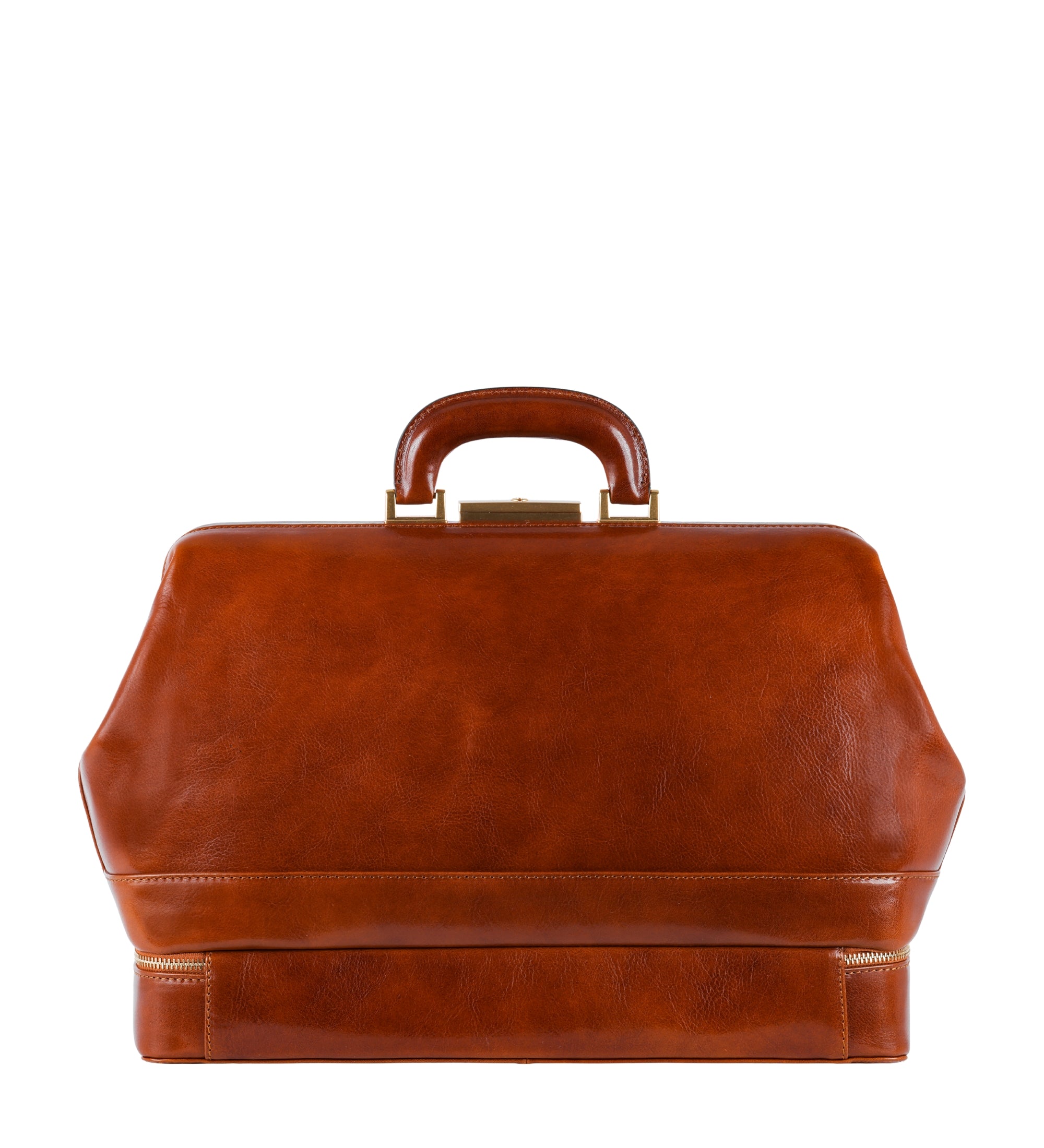Large Italian Leather Doctor Bag - The Master and Margarita