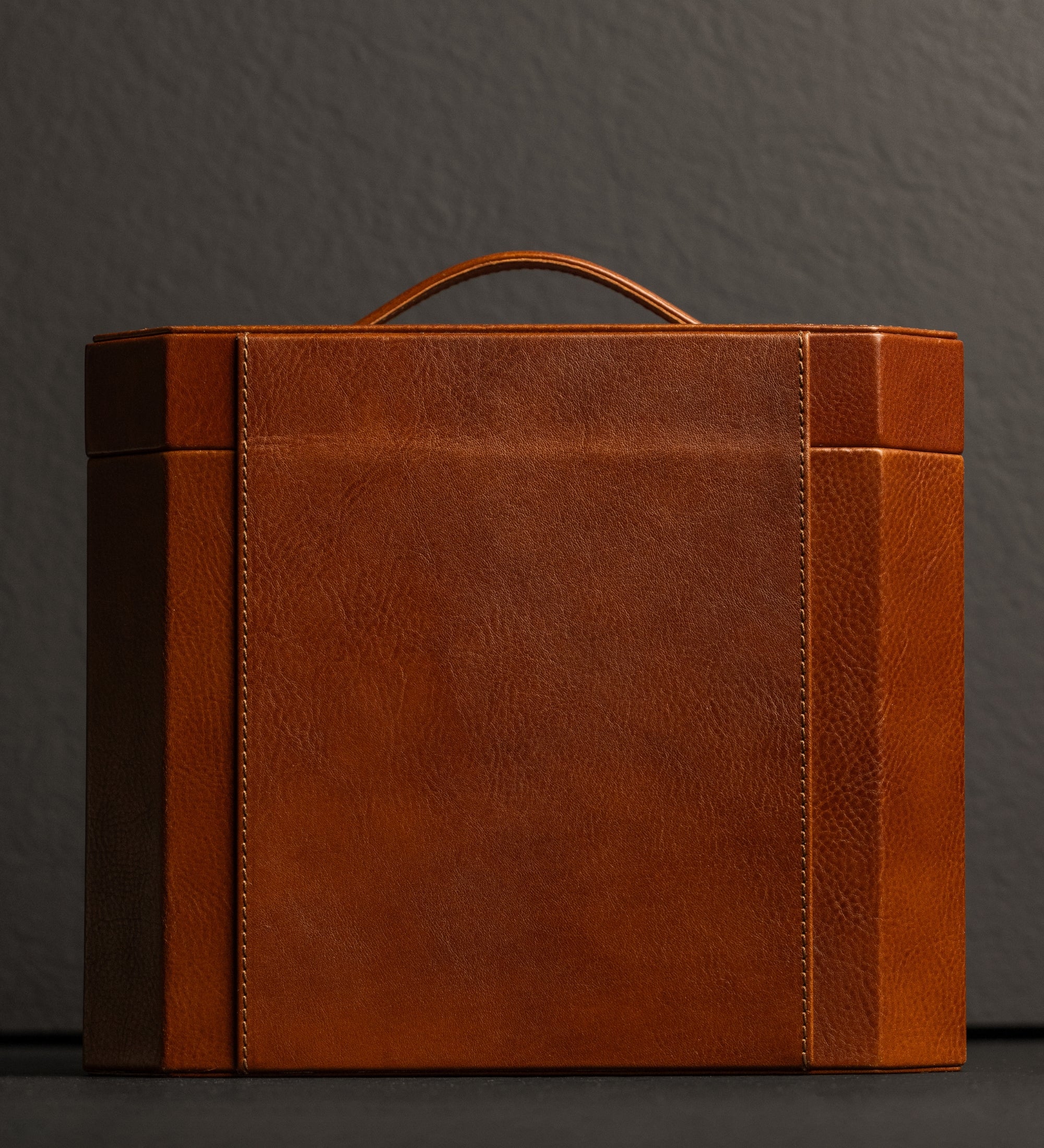 Large Leather Jewelry Box for Women - A Handful of Dust