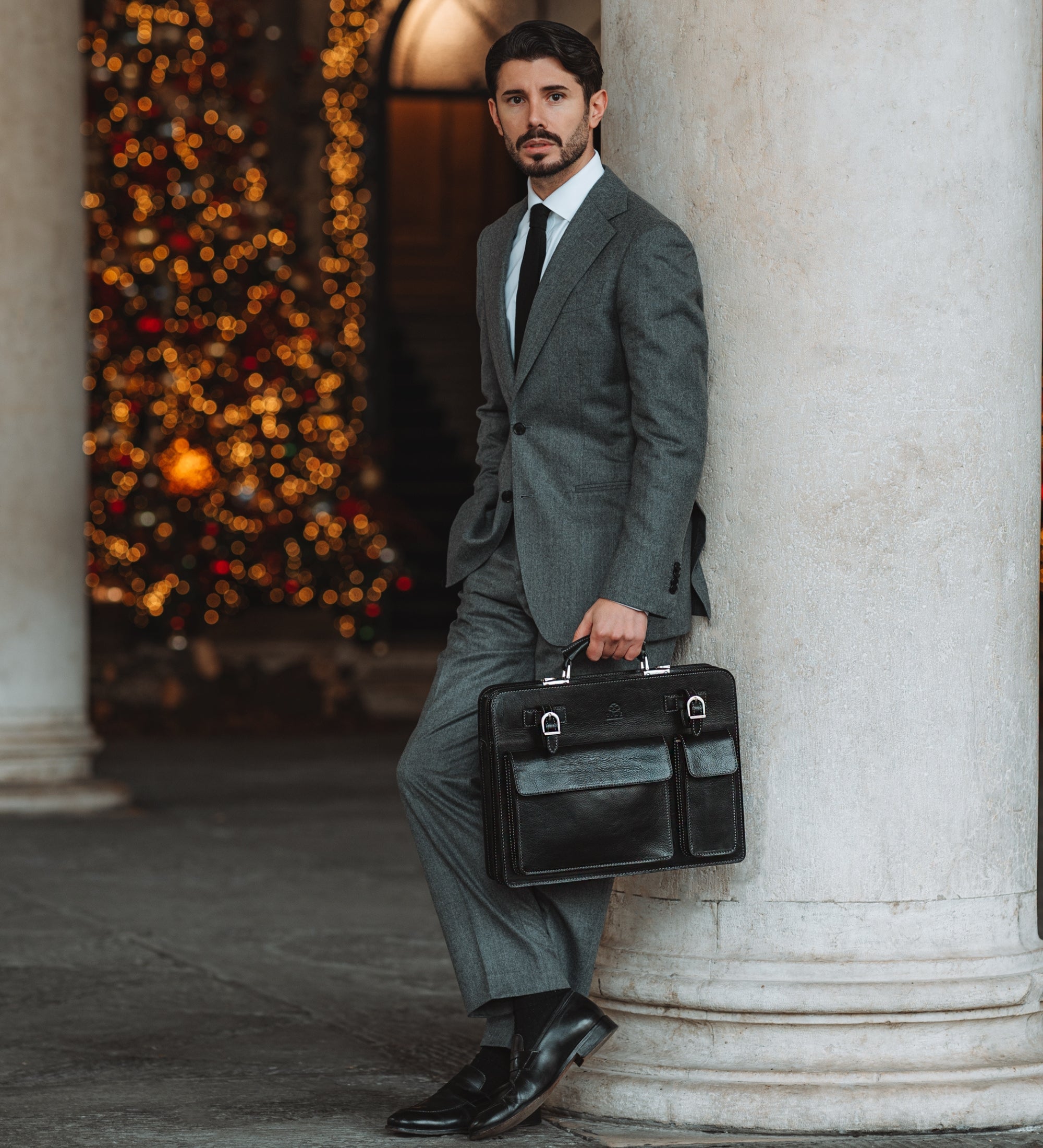 Leather Satchel Bag Briefcase - The Prophet