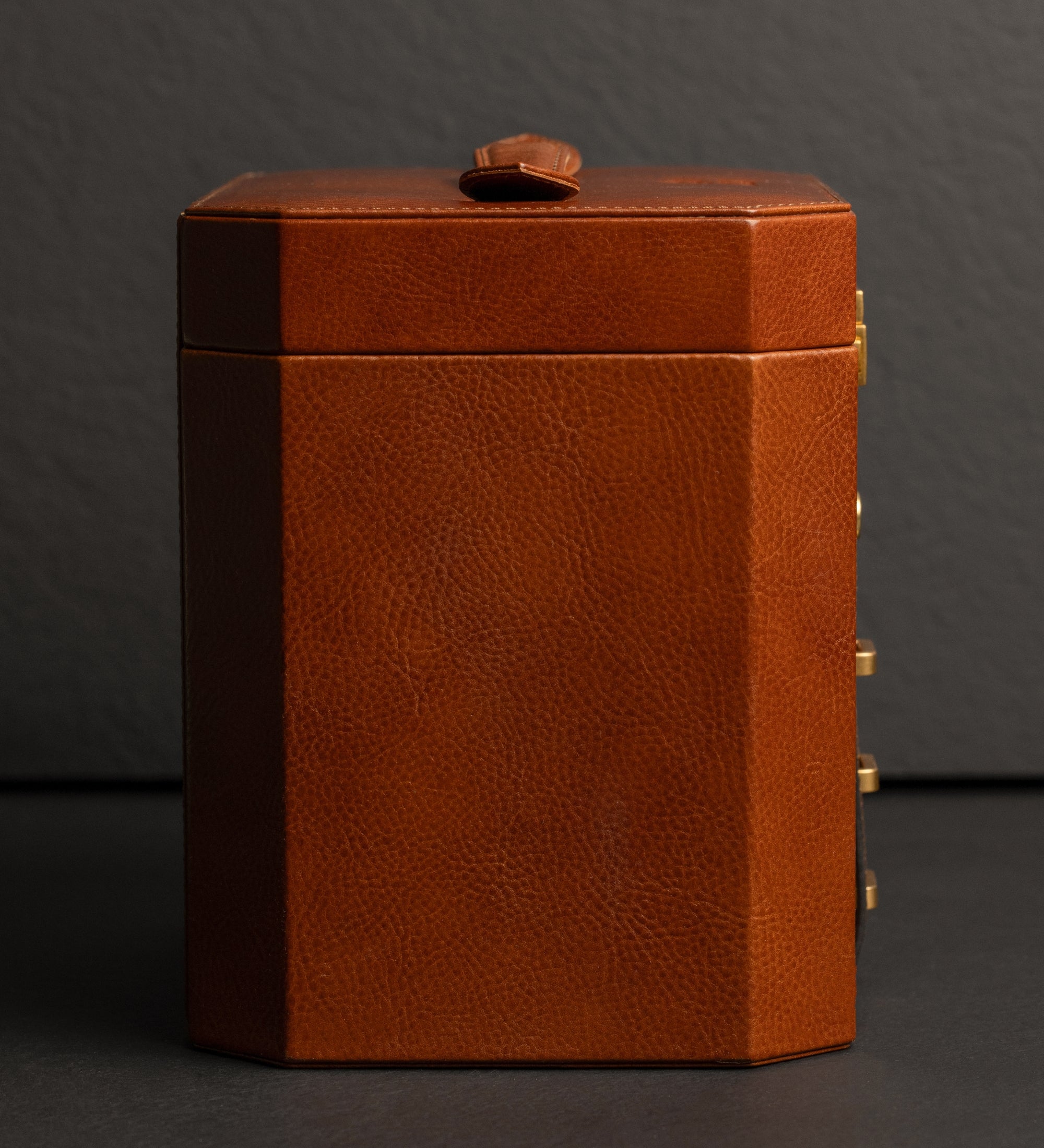 Large Leather Jewelry Box for Women - A Handful of Dust