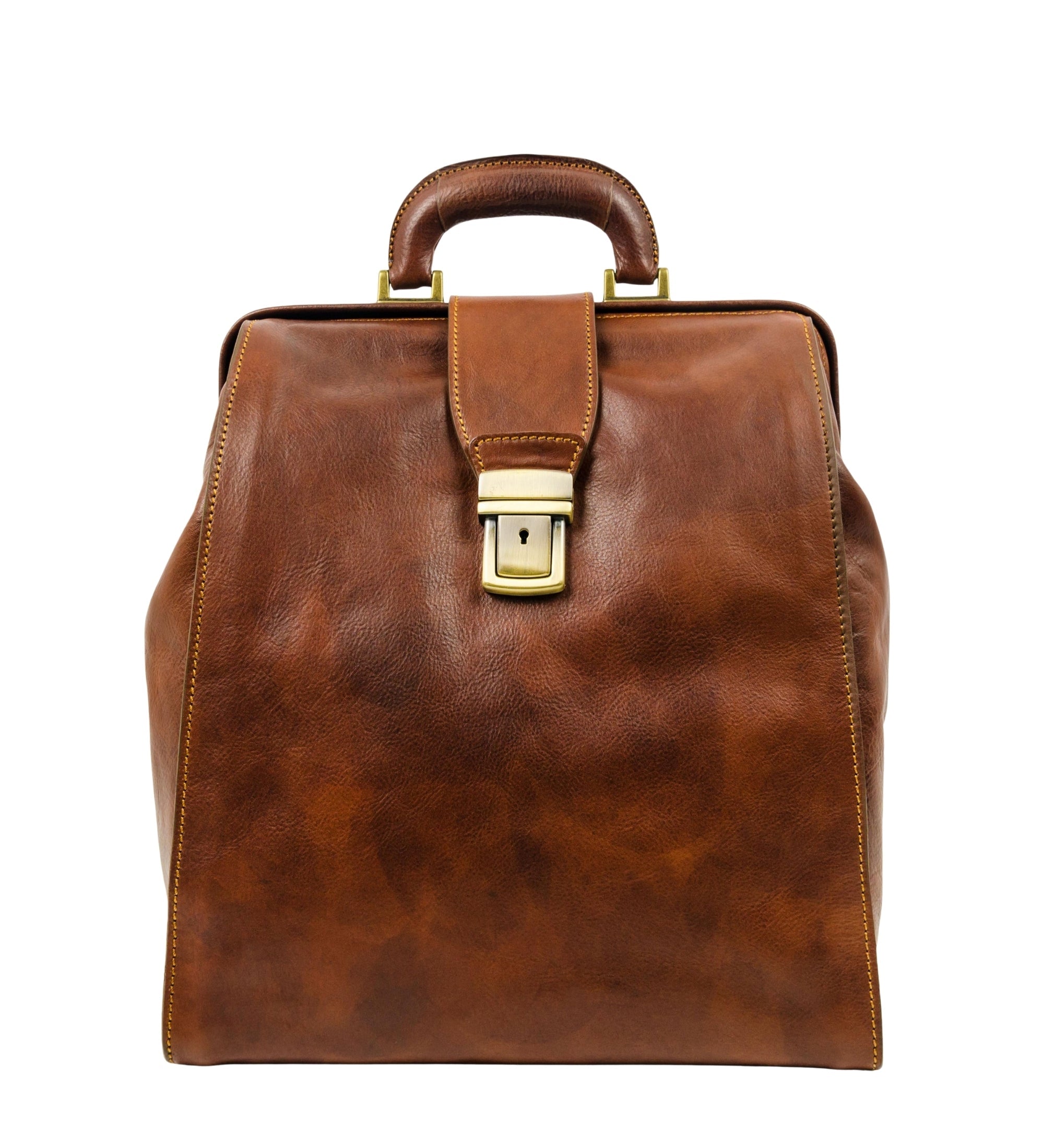 Leather Backpack - A Brief Story of Time