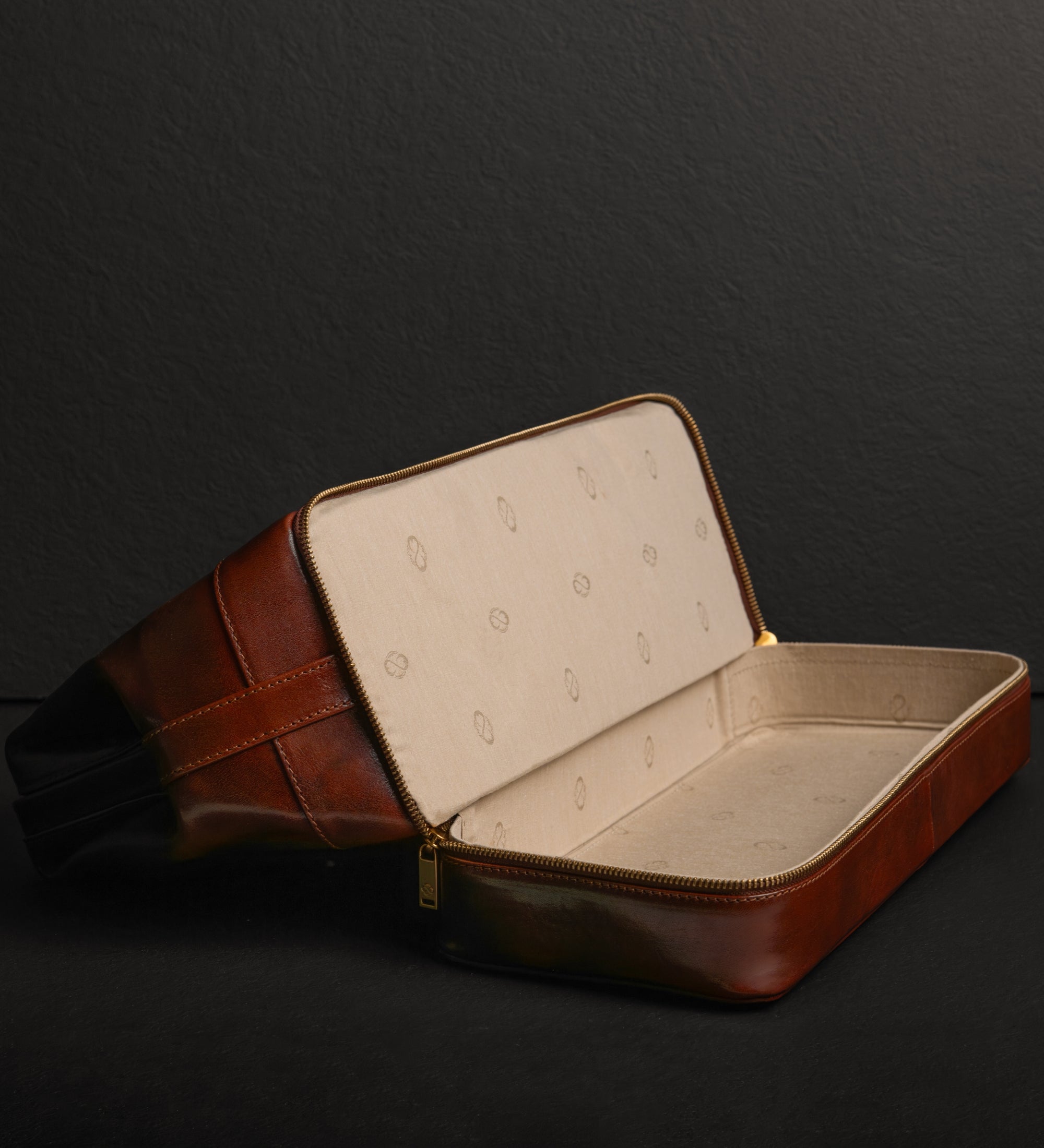 Large Italian Leather Doctor Bag - The Master and Margarita