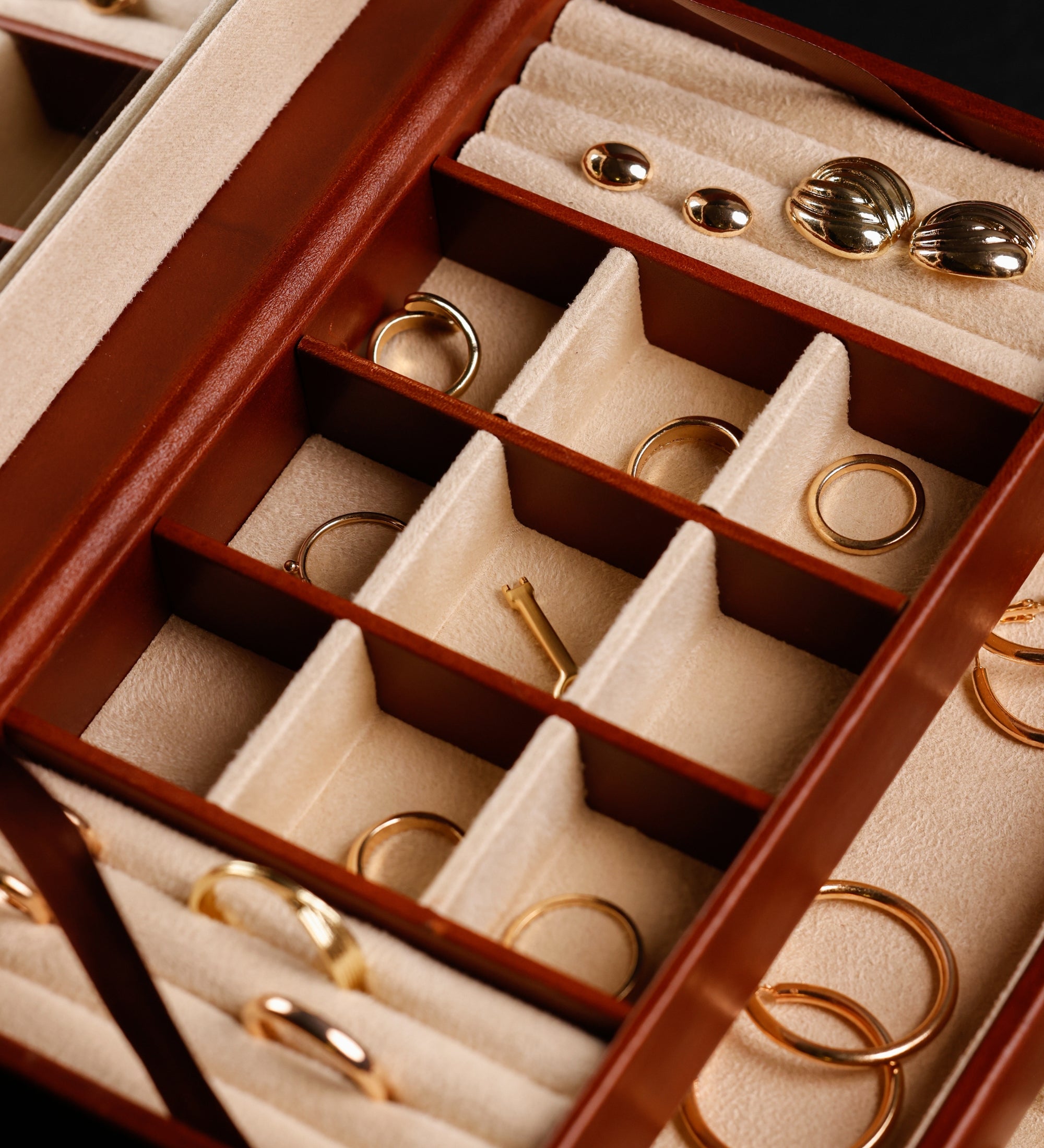 Leather Jewelry Box for Women - Beloved