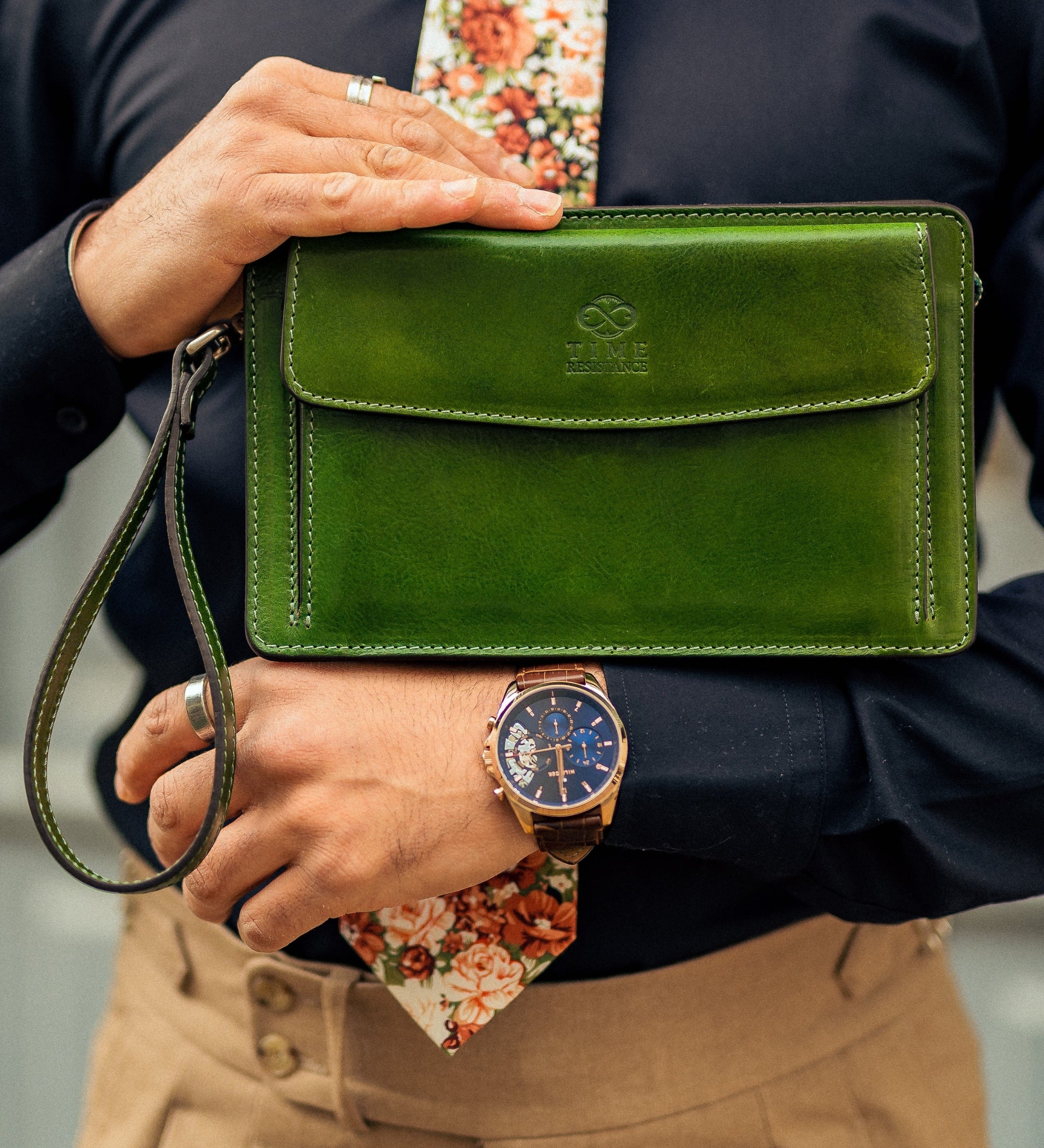 Leather Clutch Purse - Decameron