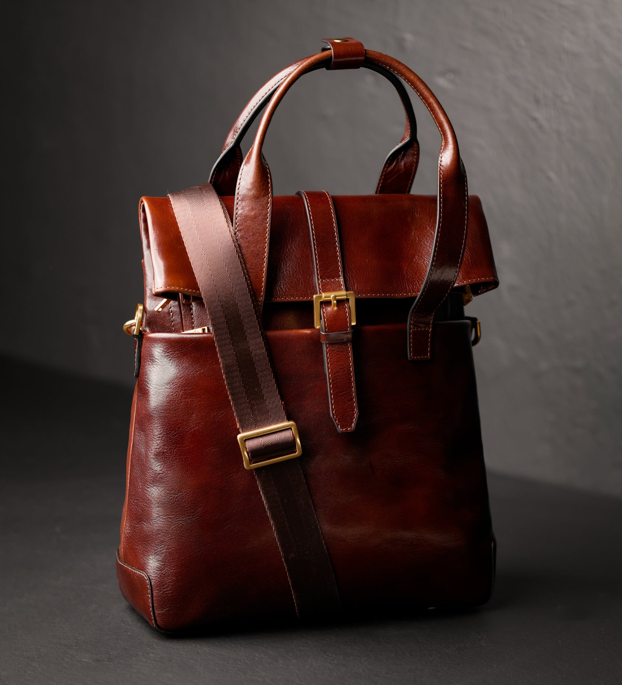 Convertible Leather Backpack - The Awakening