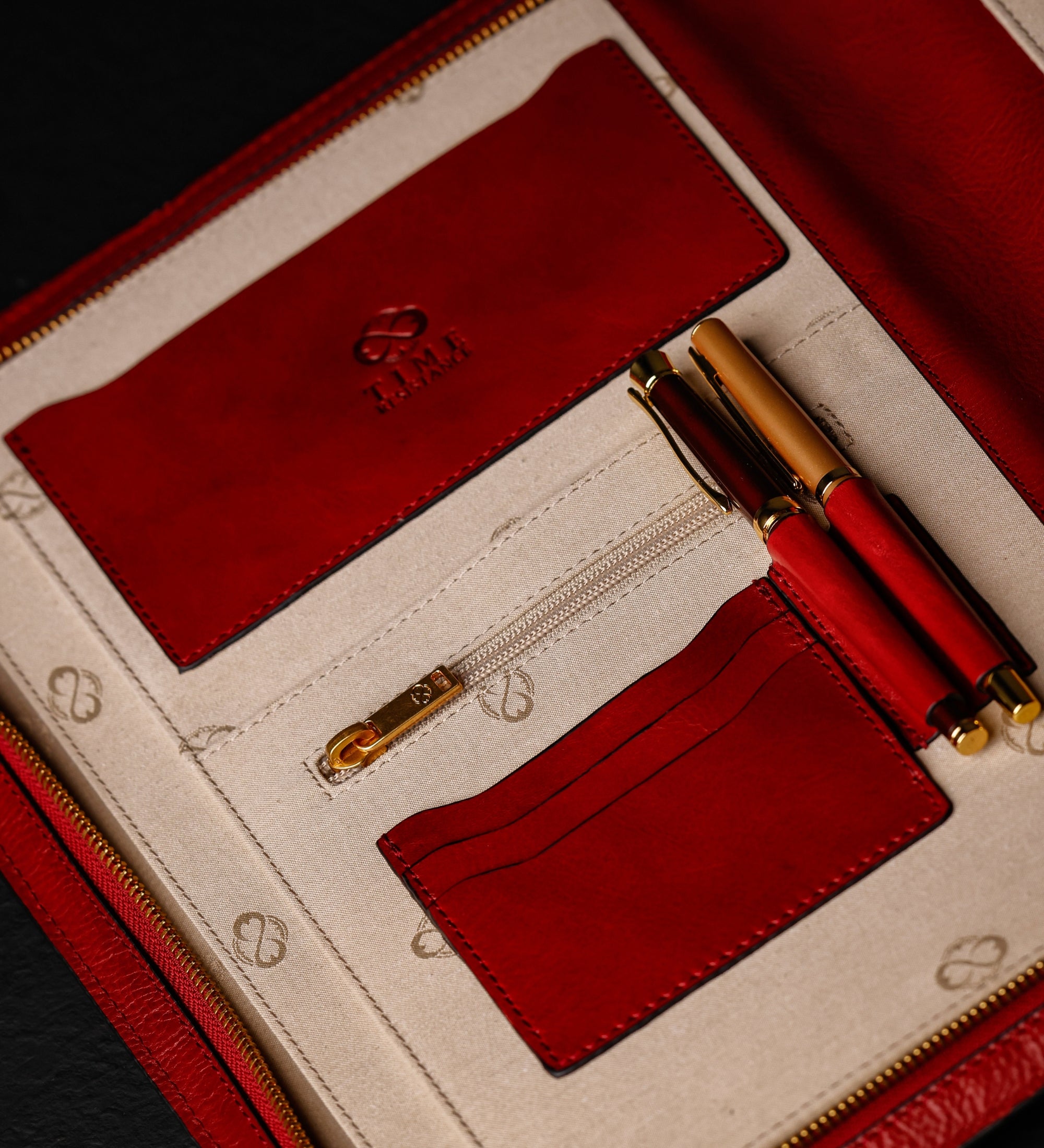 Leather A4 Documents Folder Organizer - Candide