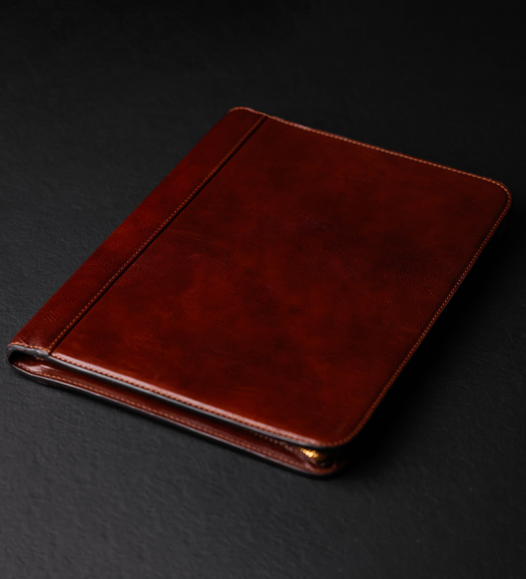 Womens Leather A4 Documents Folder Organizer - Candide