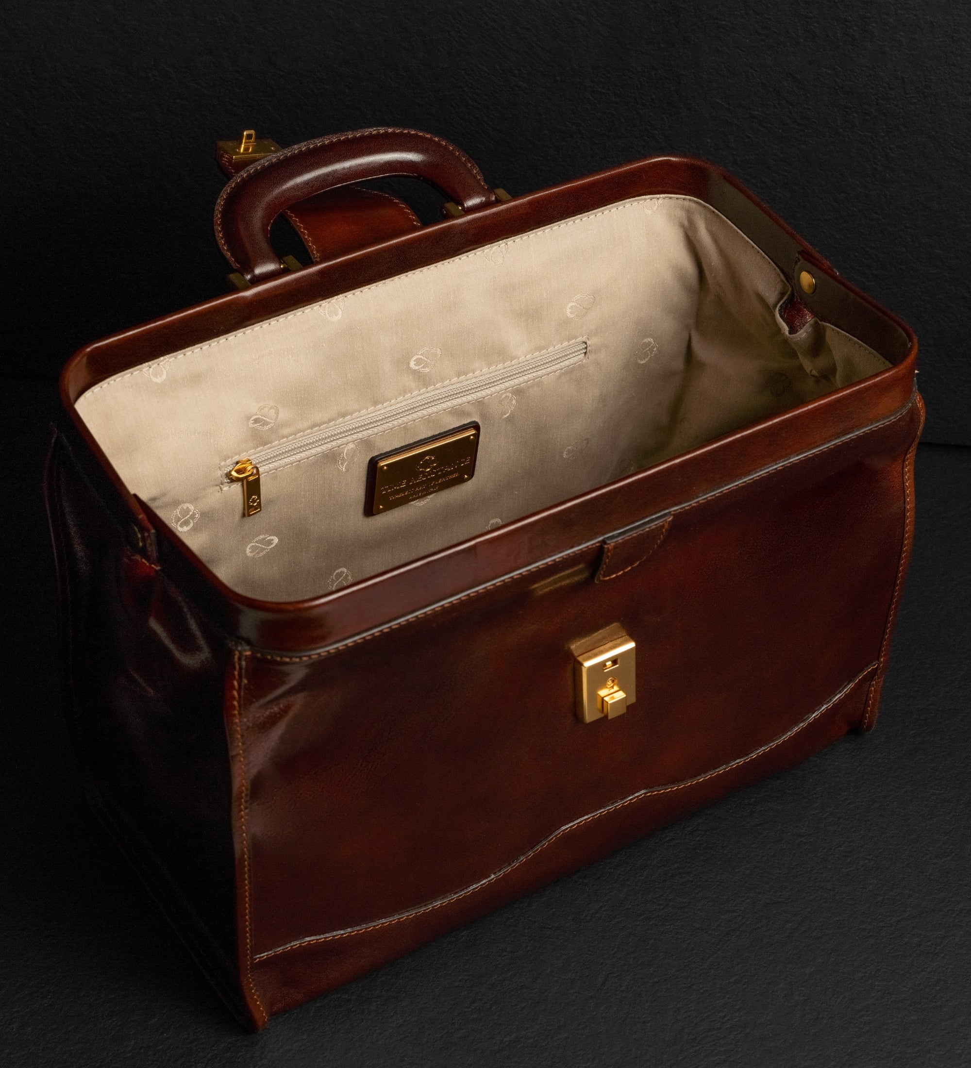 Small Leather Doctor Bag for Women- David Copperfield