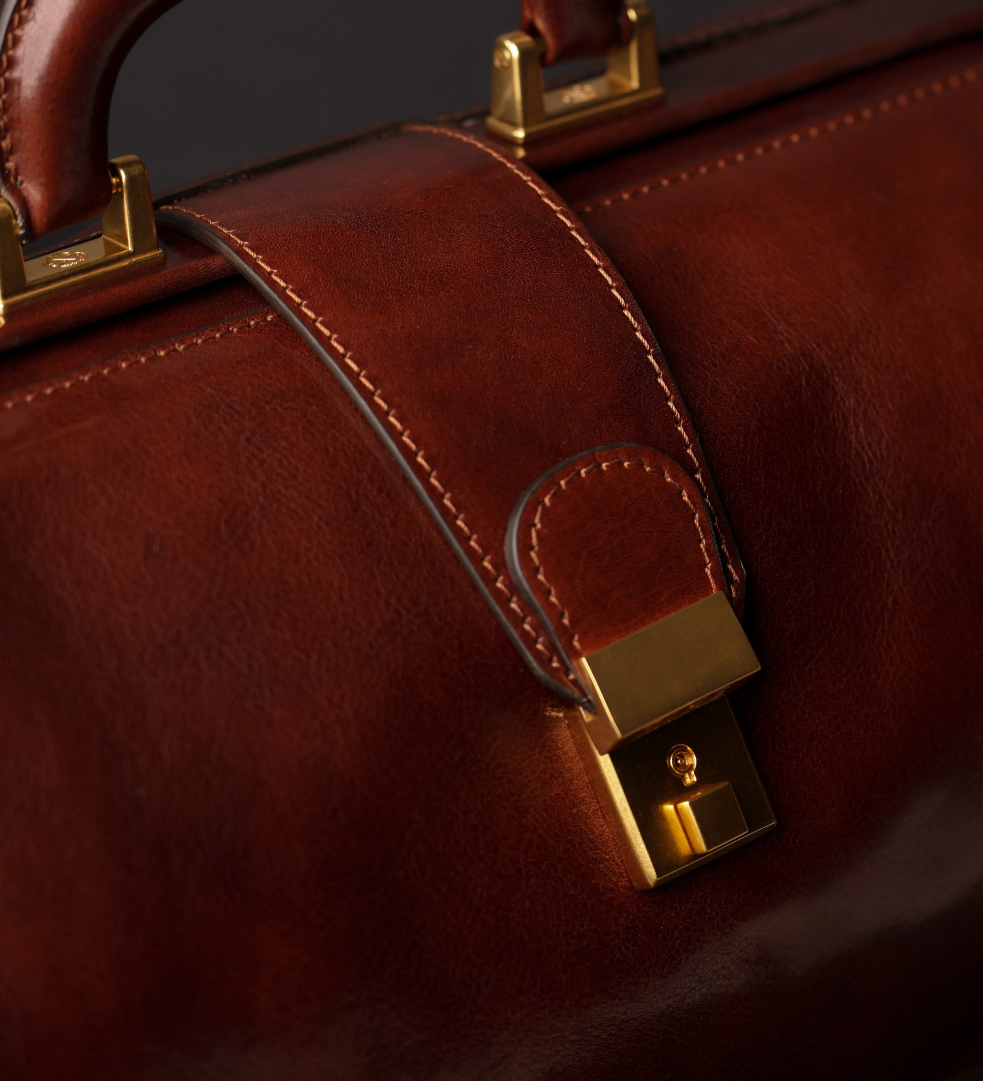 Small Leather Doctor Bag for Women- David Copperfield