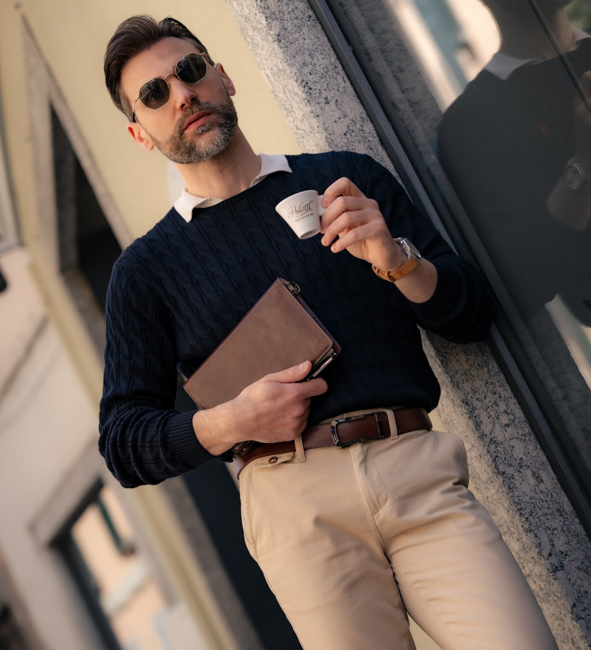 Leather Journal with Refillable A5 Notepad - The Diary of a Nobody