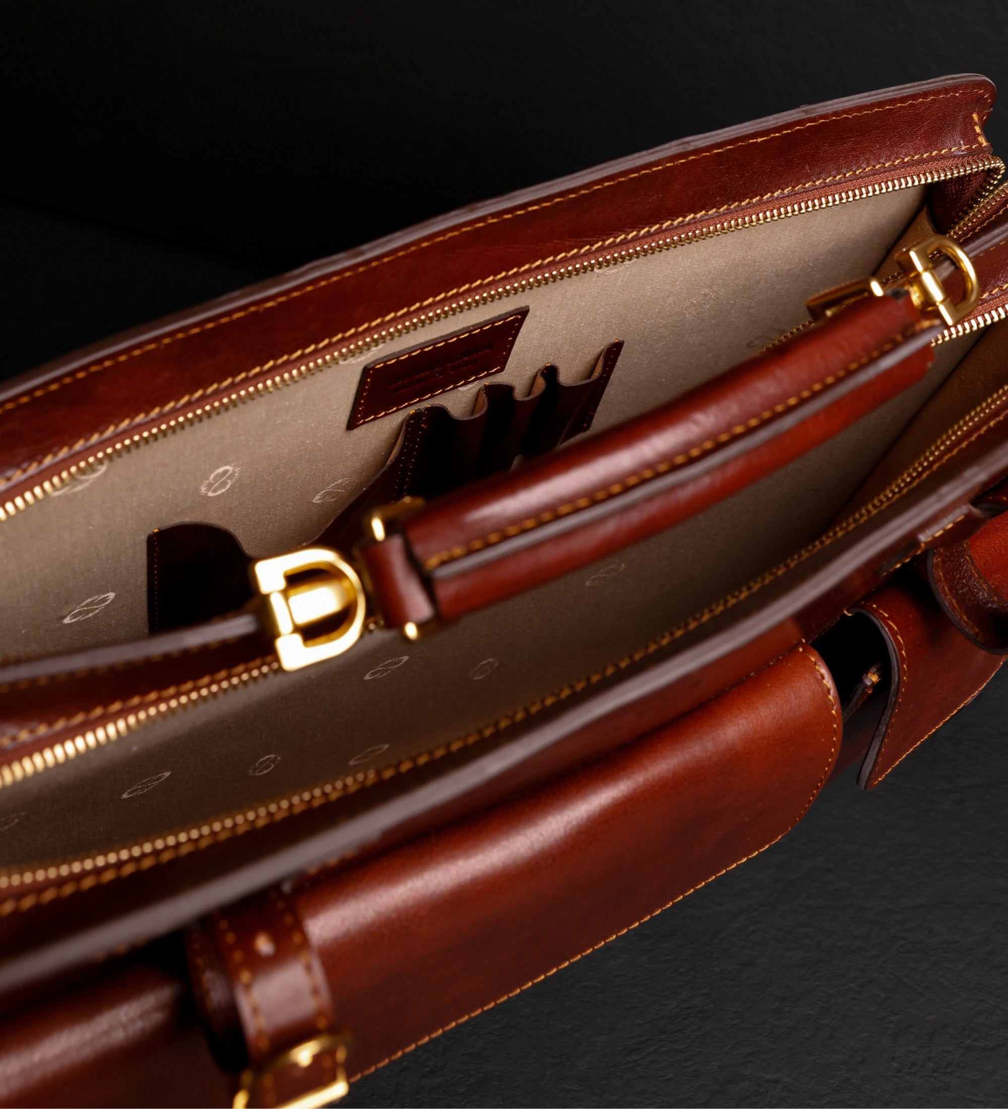 Leather Satchel Bag Briefcase - The Prophet