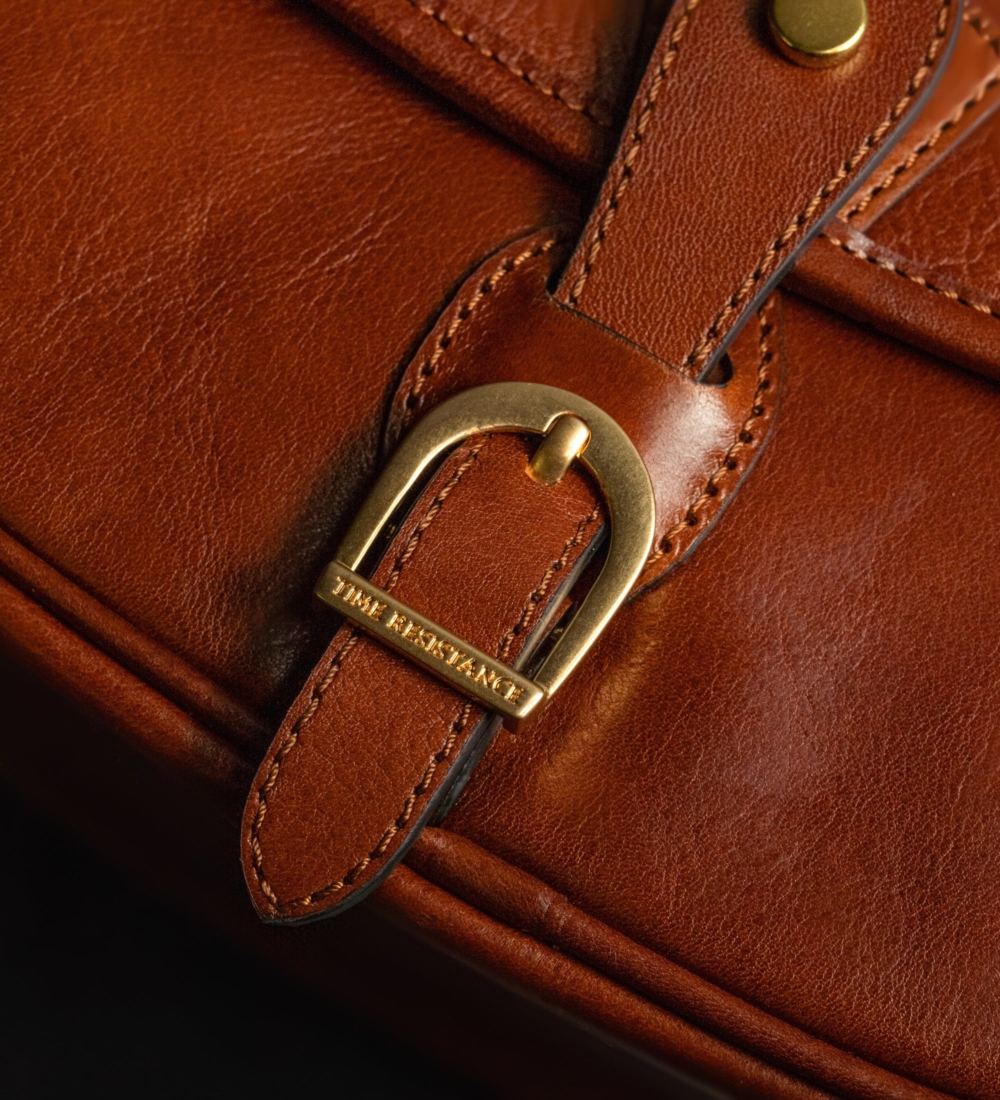 Womens Leather Saddle Bag - Women In Love