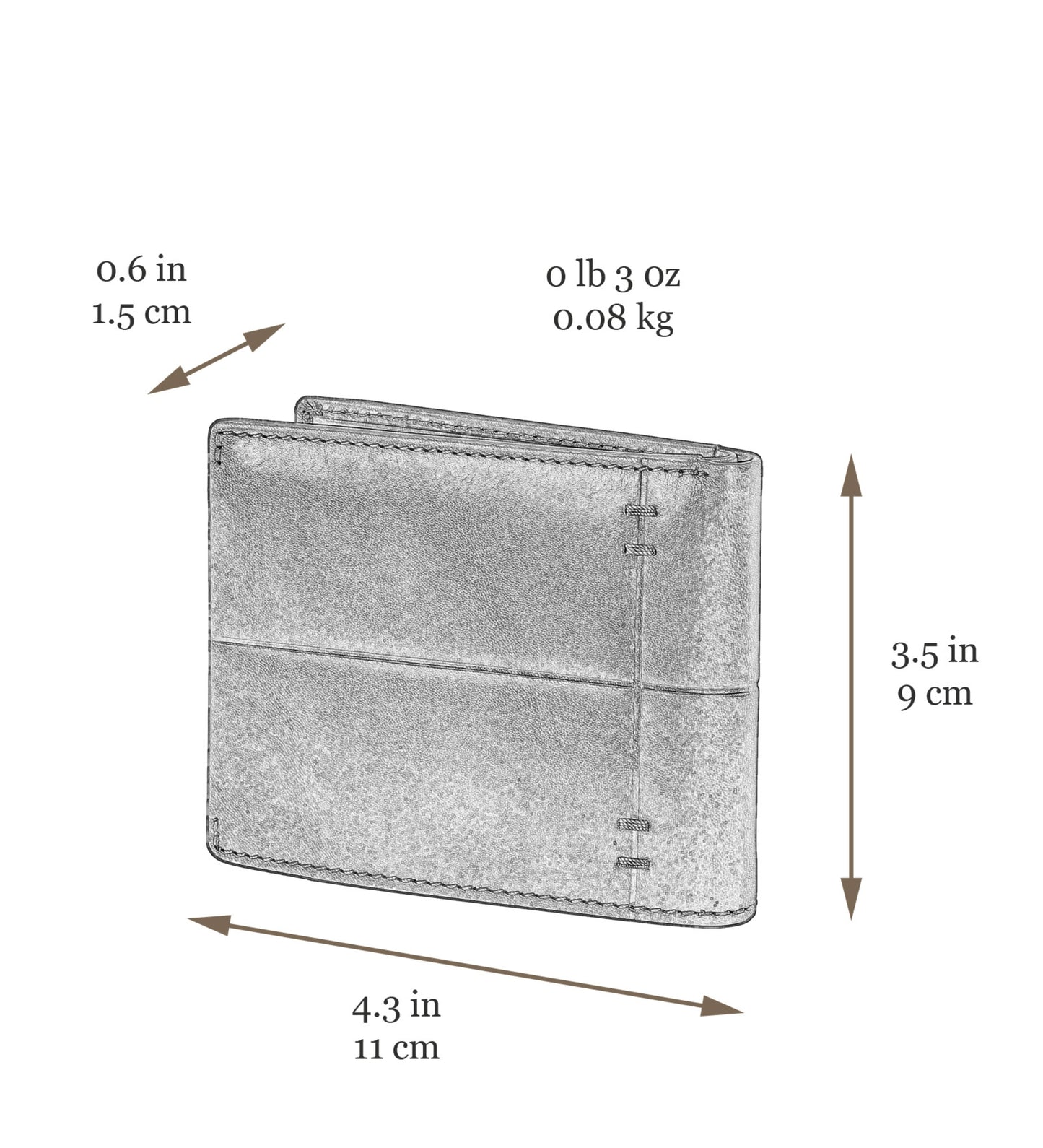 Leather Bifold Wallet - Poetic Justice