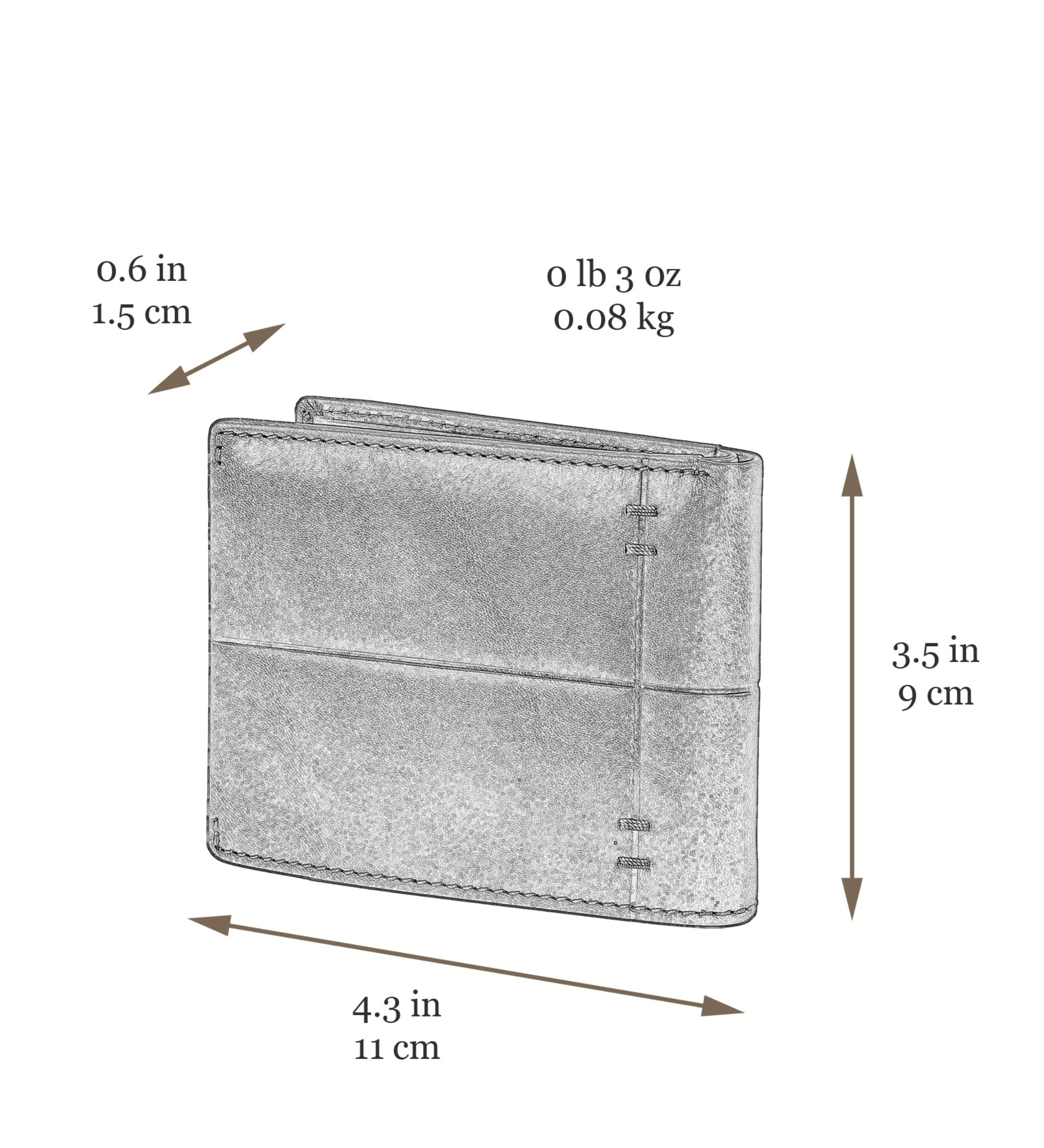 Leather Bifold Wallet - Poetic Justice