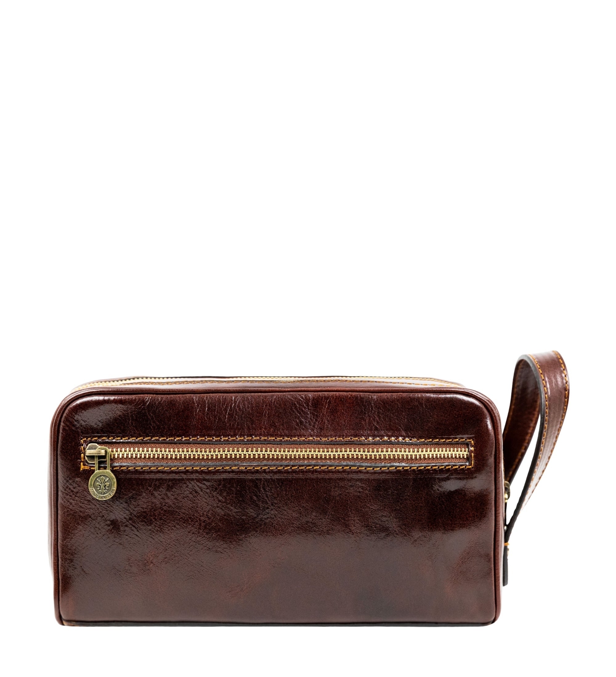 Leather Cosmetic Bag Dopp Kit - All the Kings Men