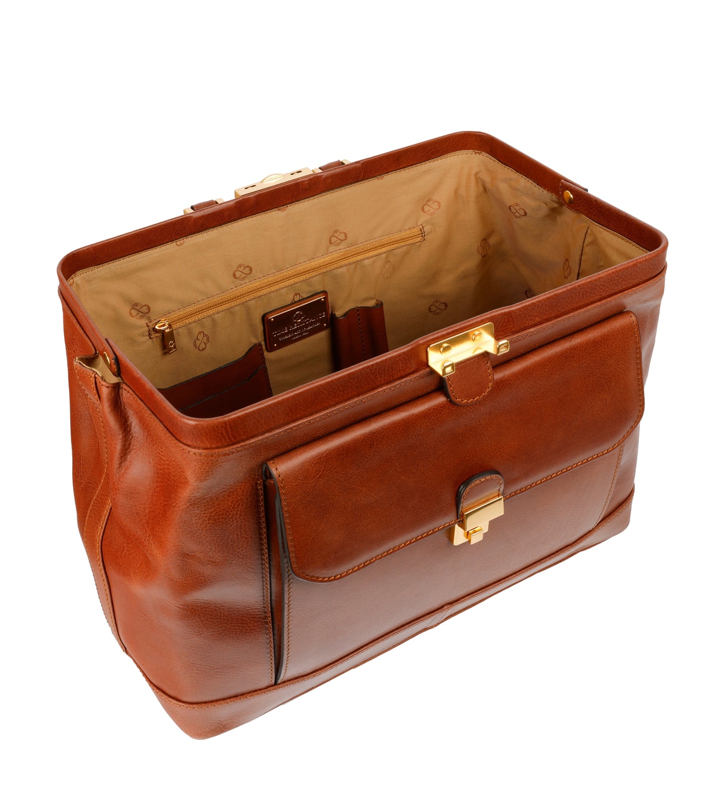 Large Italian Leather Doctor Bag - Hamlet