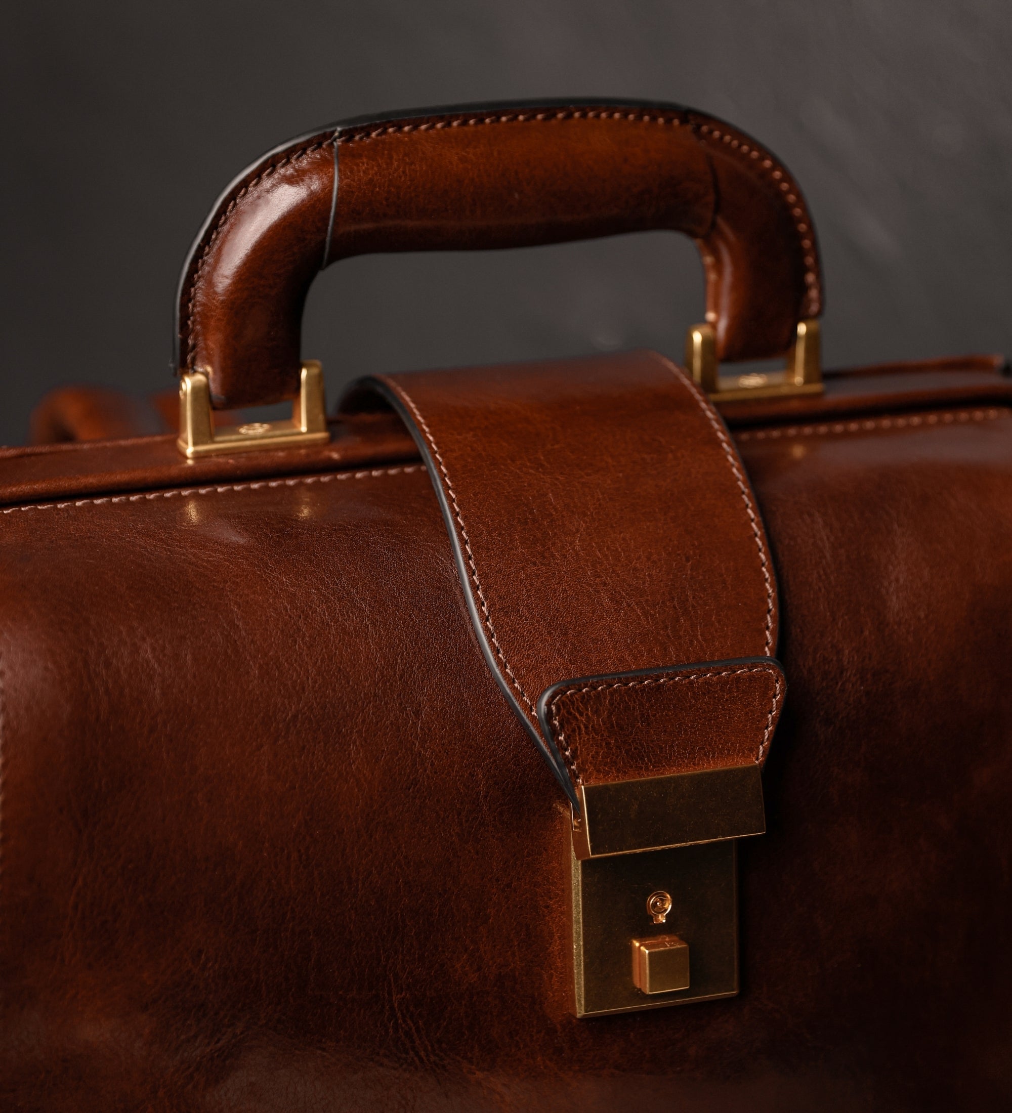 Leather Backpack - A Brief Story of Time