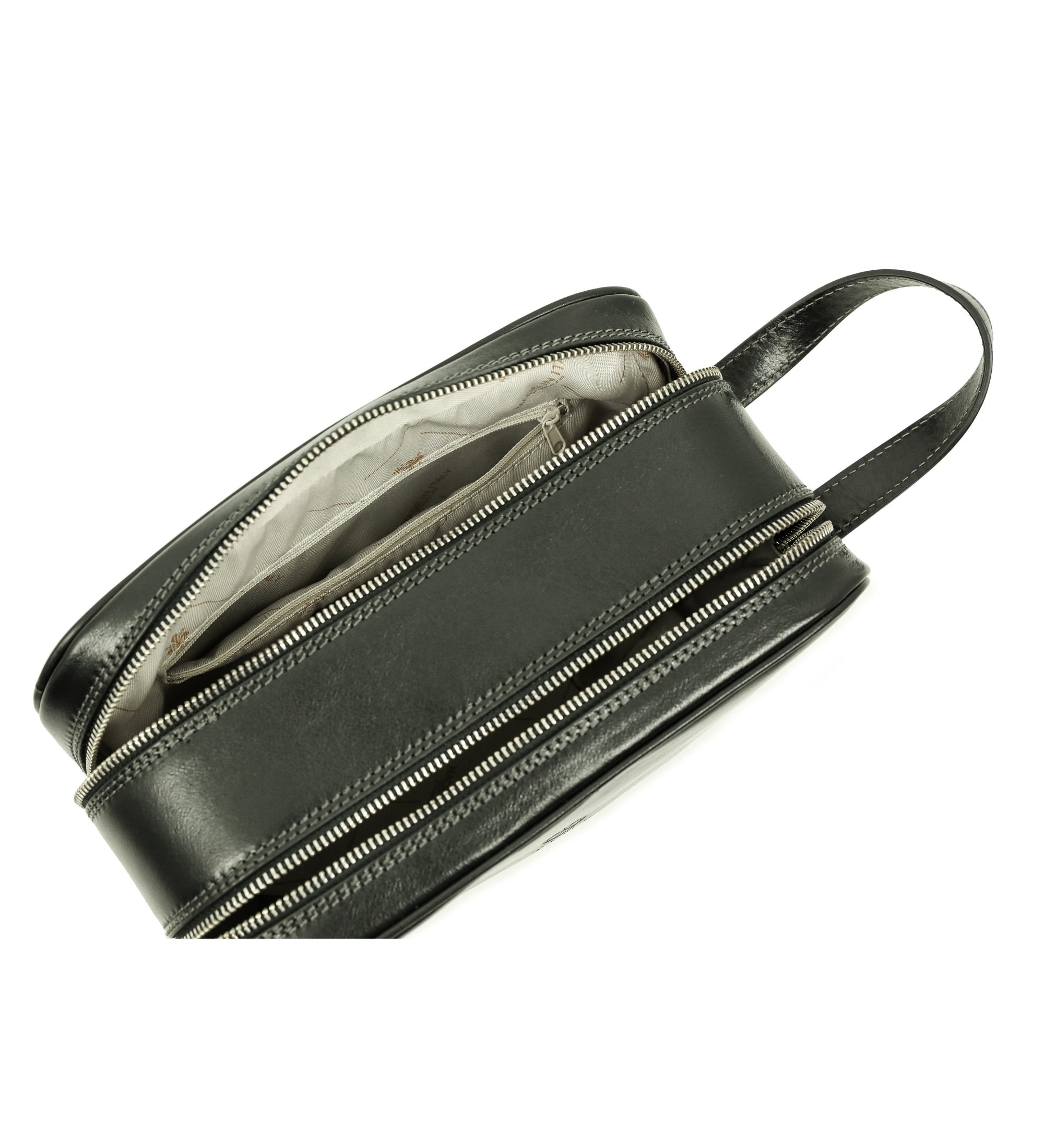 Leather Cosmetic Bag Dopp Kit - All the Kings Men