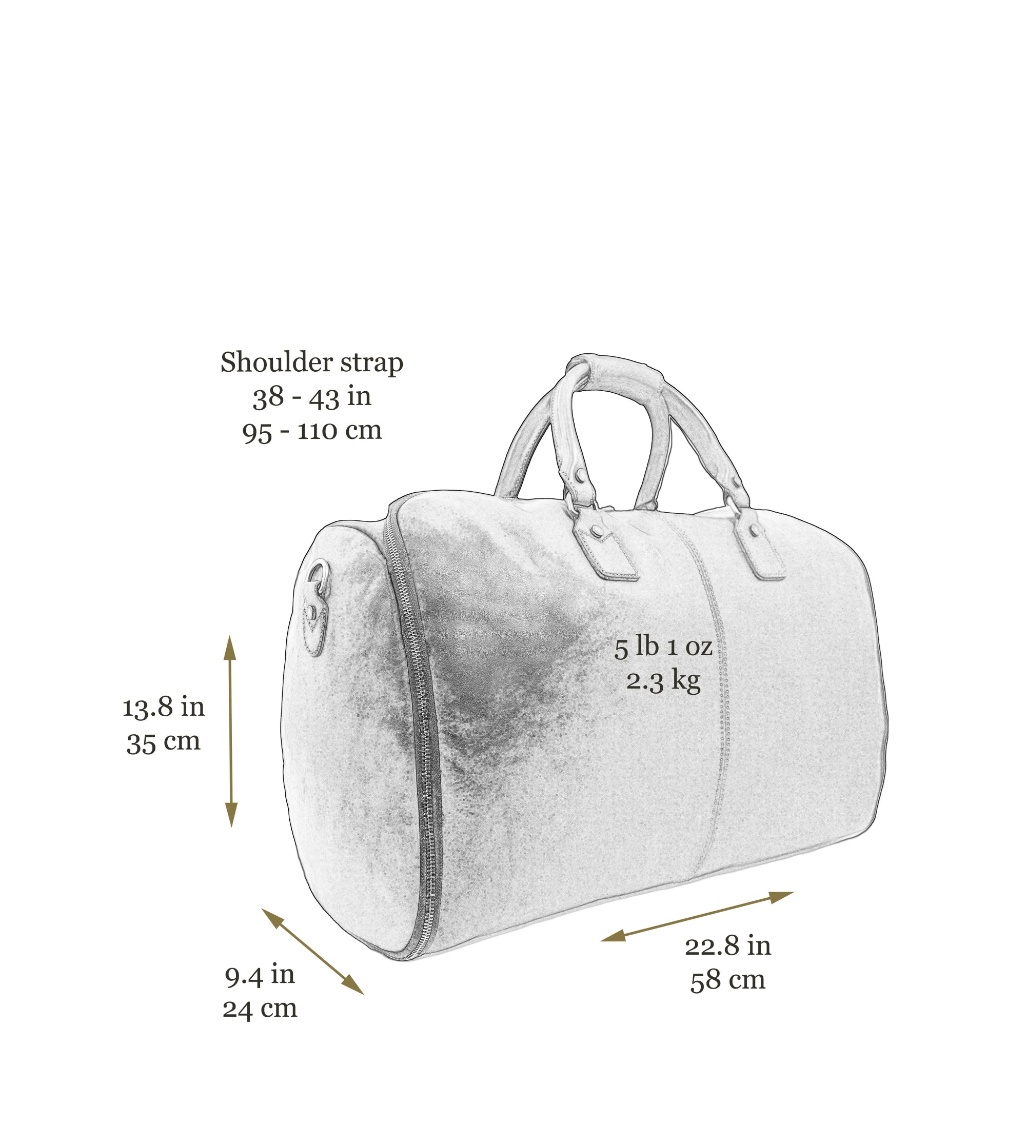 Leather Garment Bag Duffel Bag Paradise Lost –