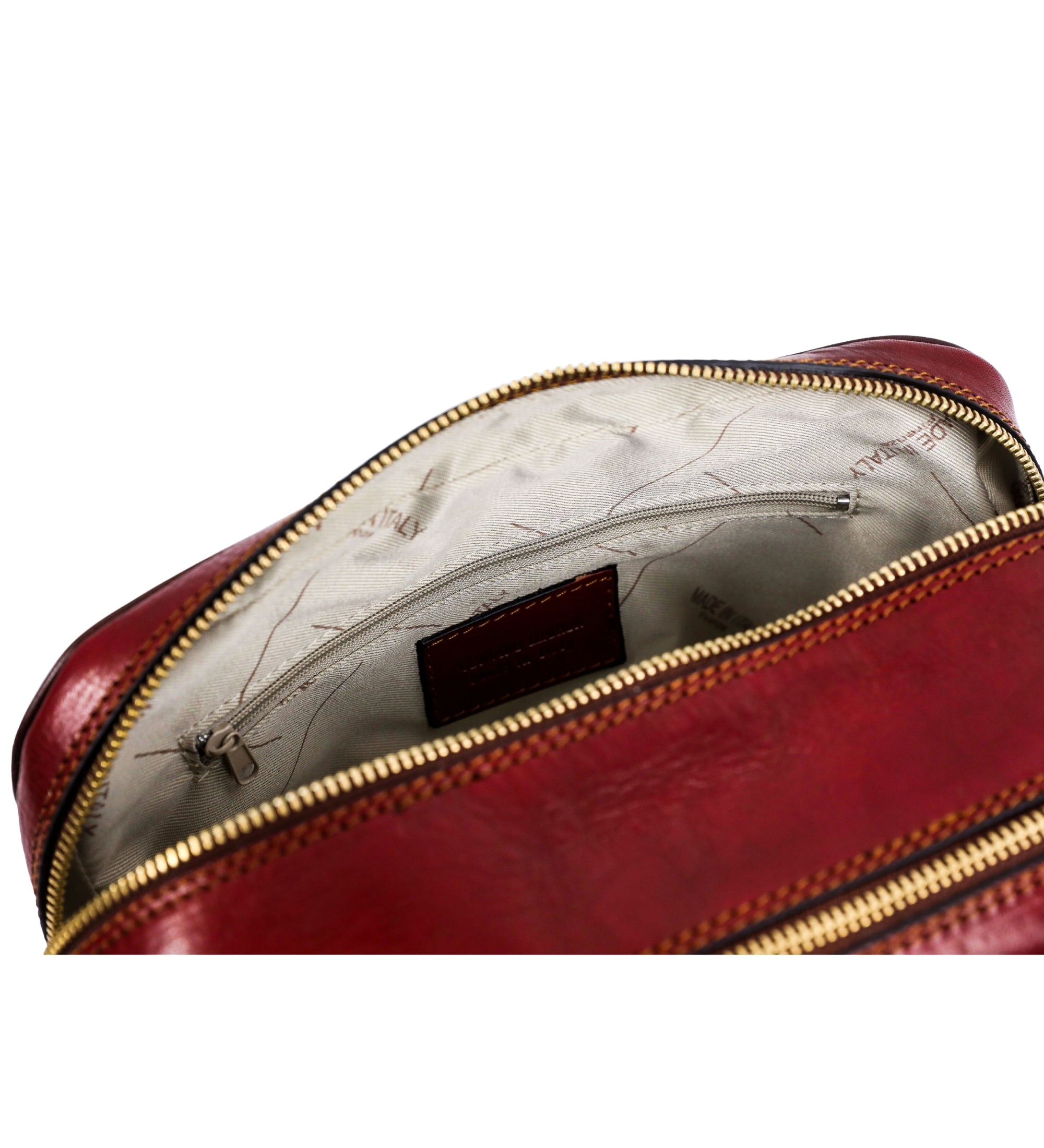 Leather Cosmetic Bag Dopp Kit - All the Kings Men