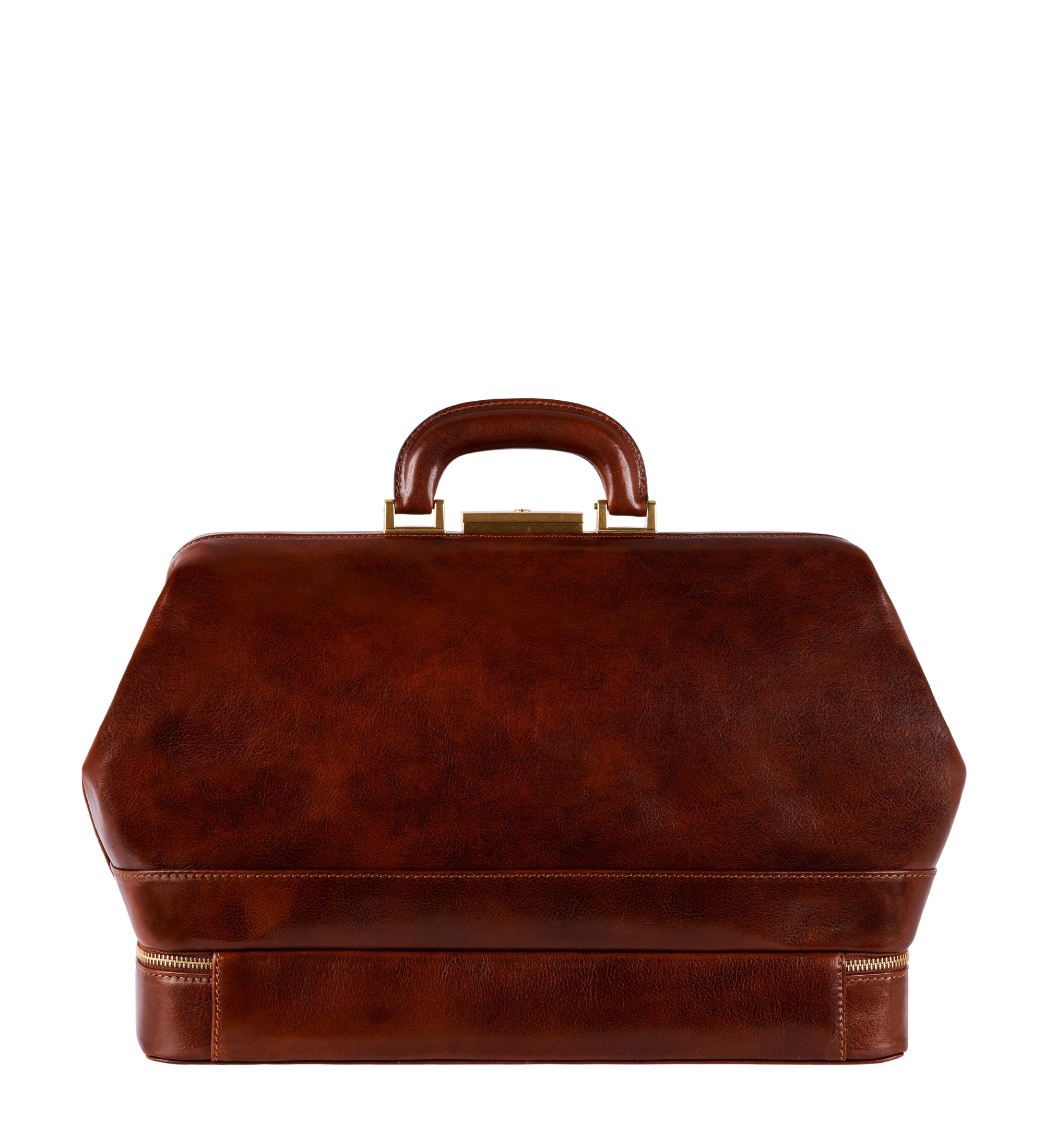 Large Italian Leather Doctor Bag - The Master and Margarita