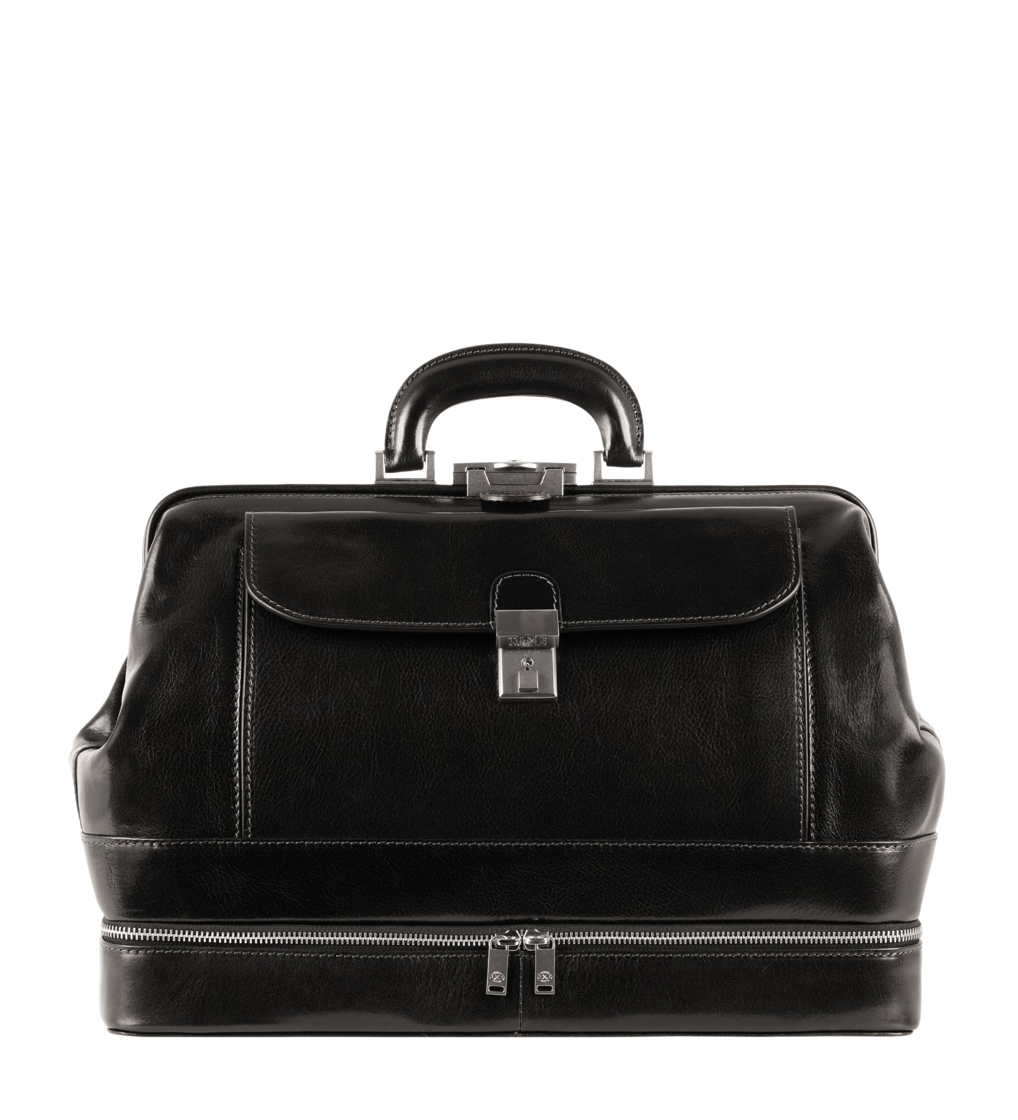 Large Italian Leather Doctor Bag - The Master and Margarita