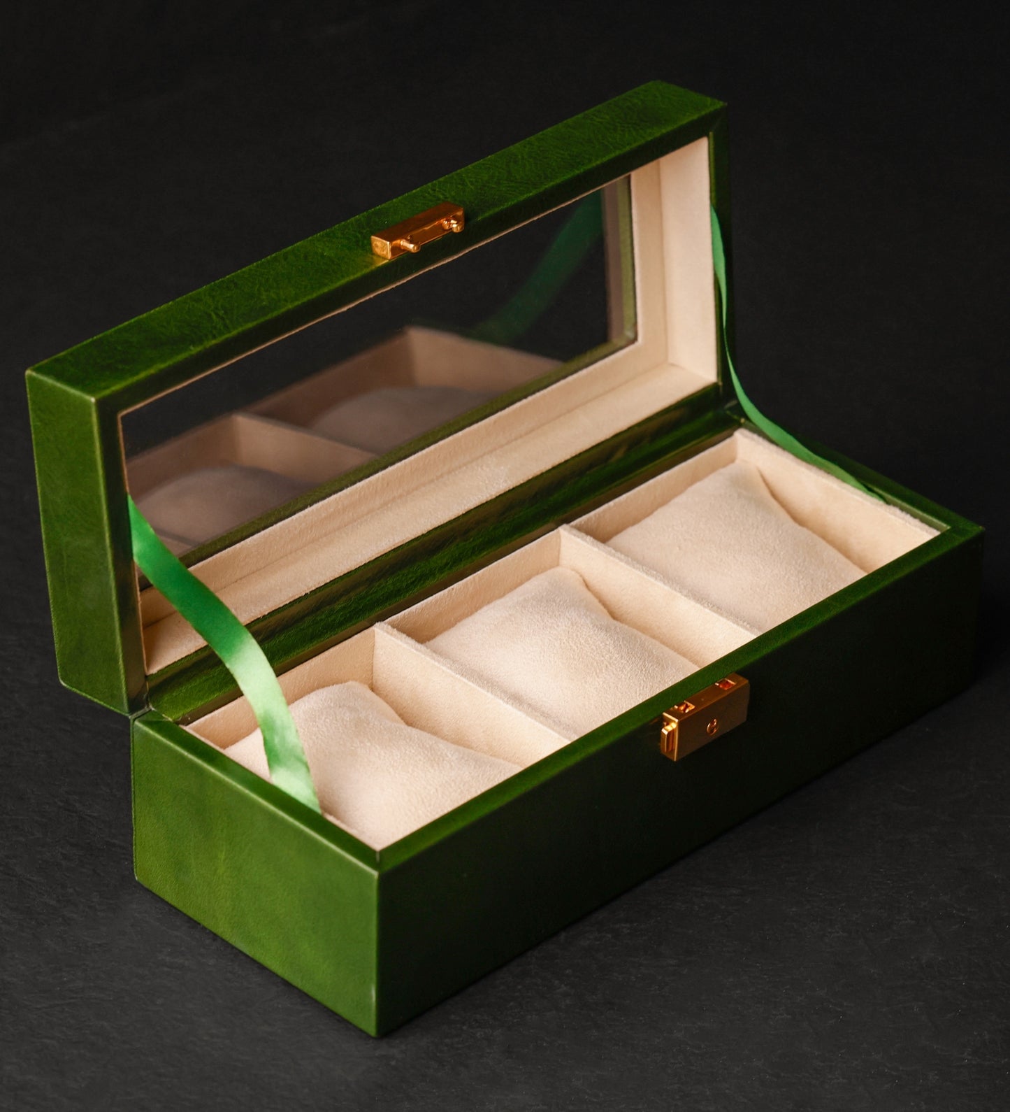 Womens Leather Watch Box, Watch Organizer - Silence