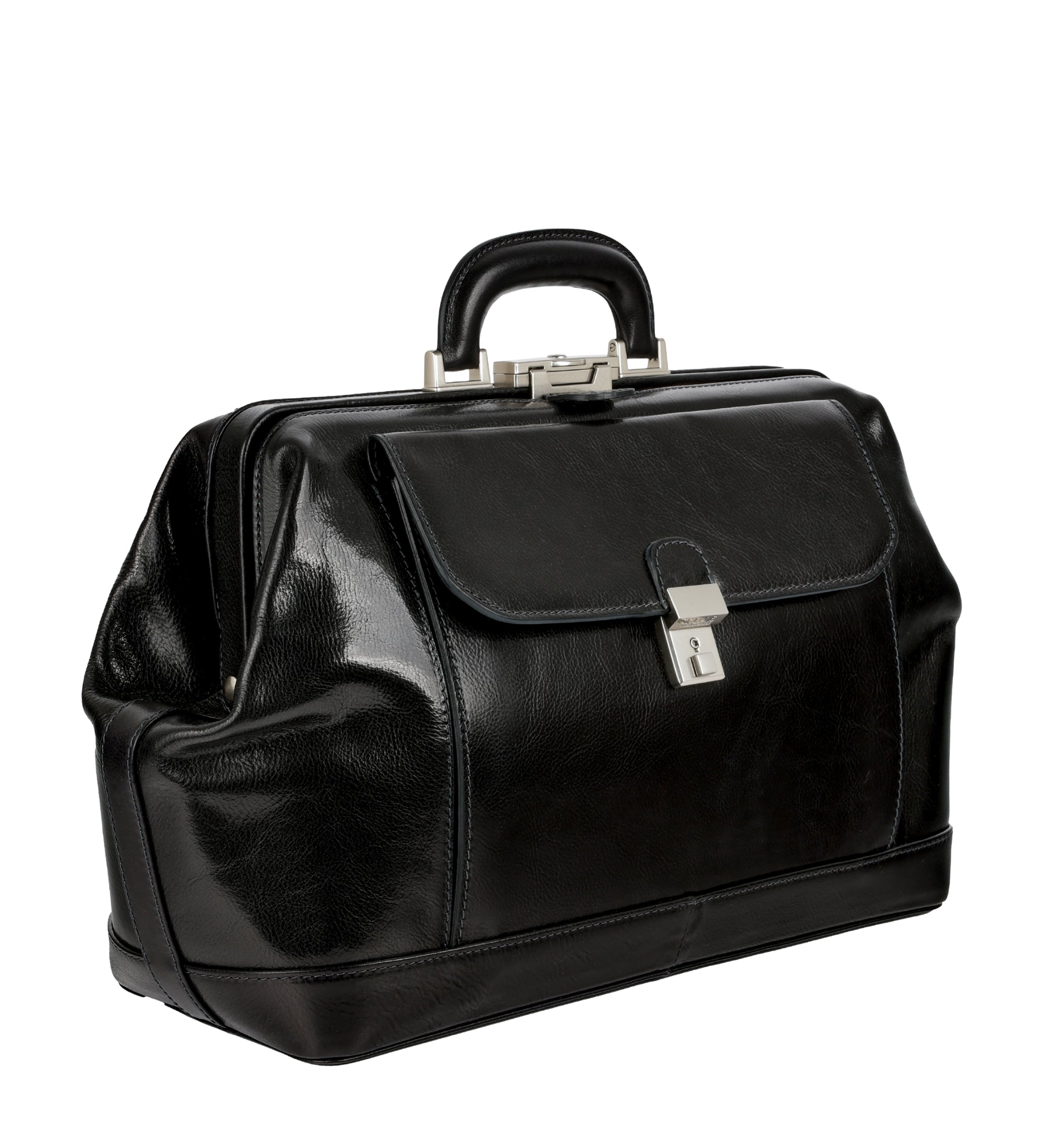 Large Italian Leather Doctor Bag for Women - Hamlet
