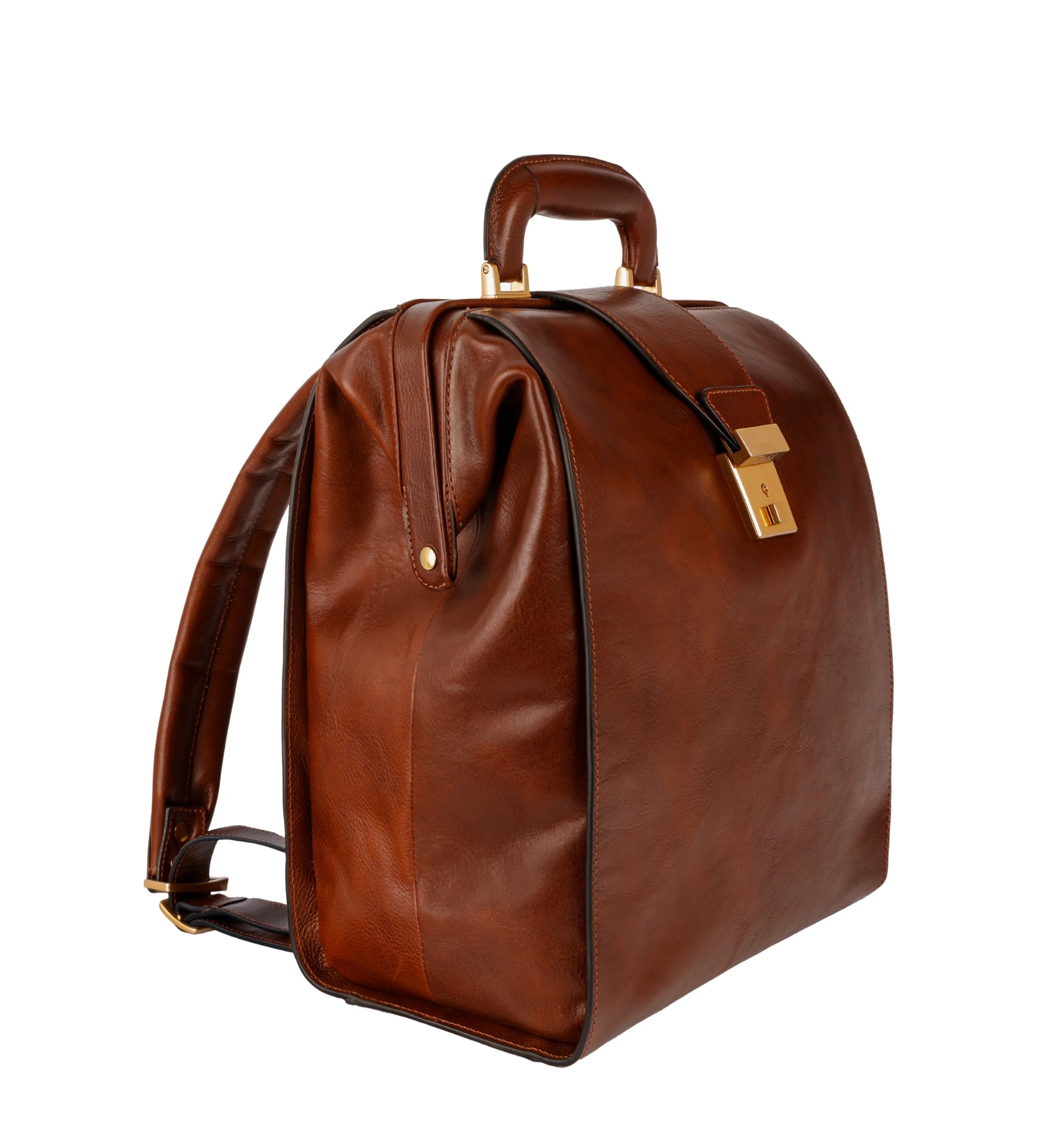 Leather Backpack - A Brief Story of Time