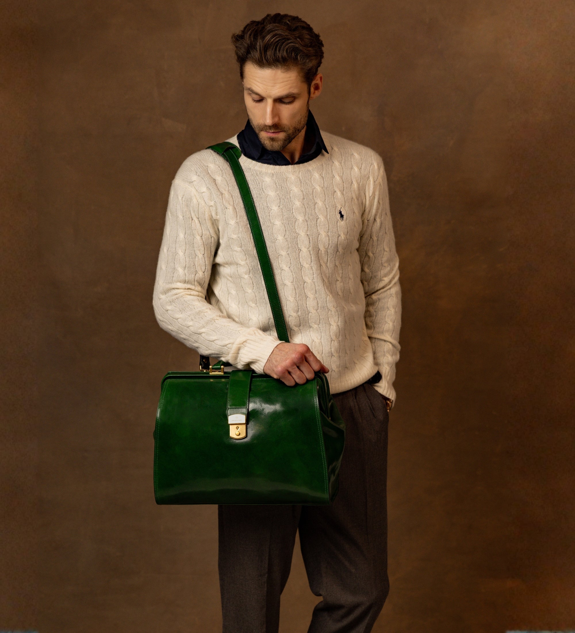 Large Leather Doctor Bag - Mrs Dalloway