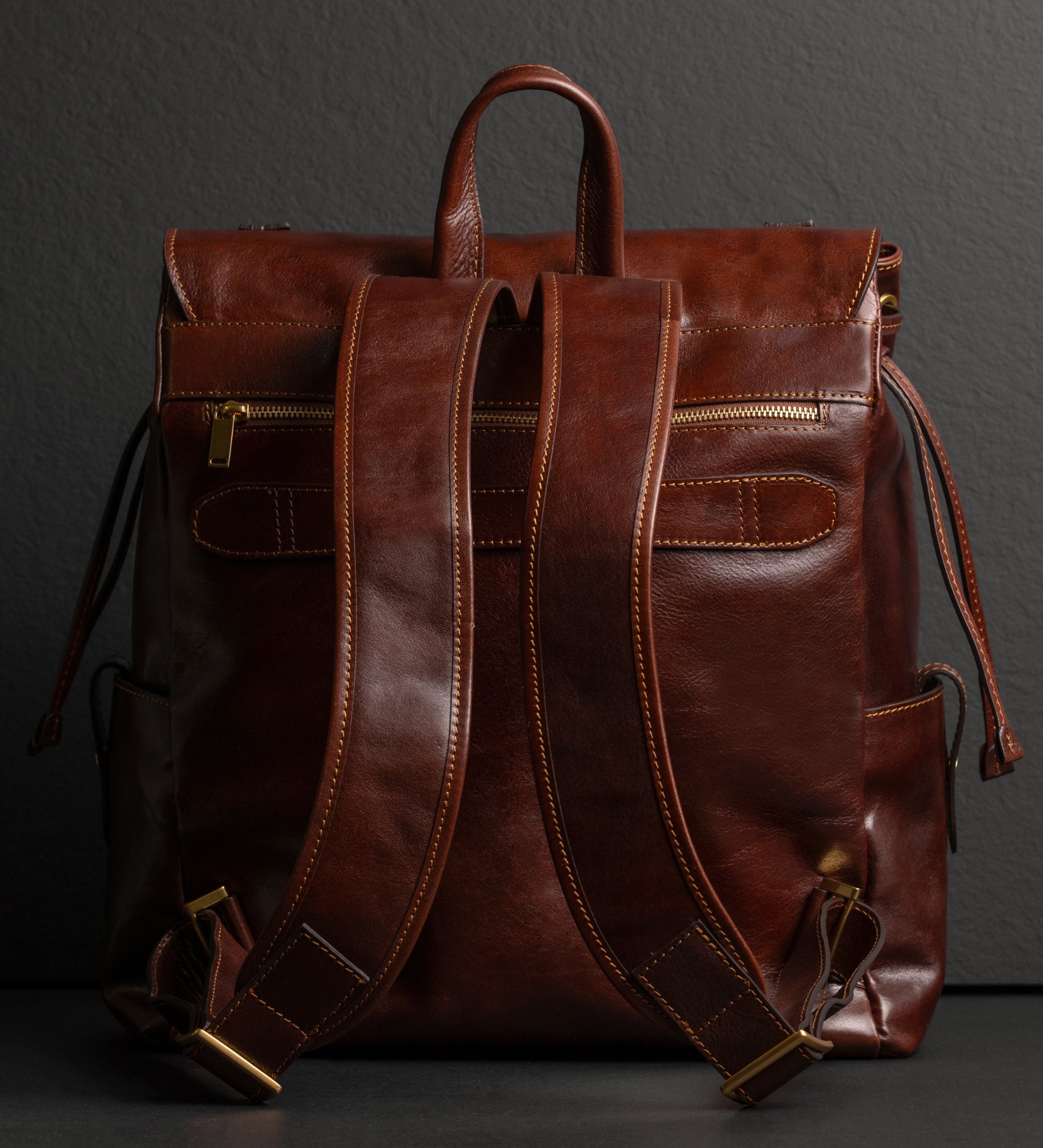 Leather Backpack - The Good Earth
