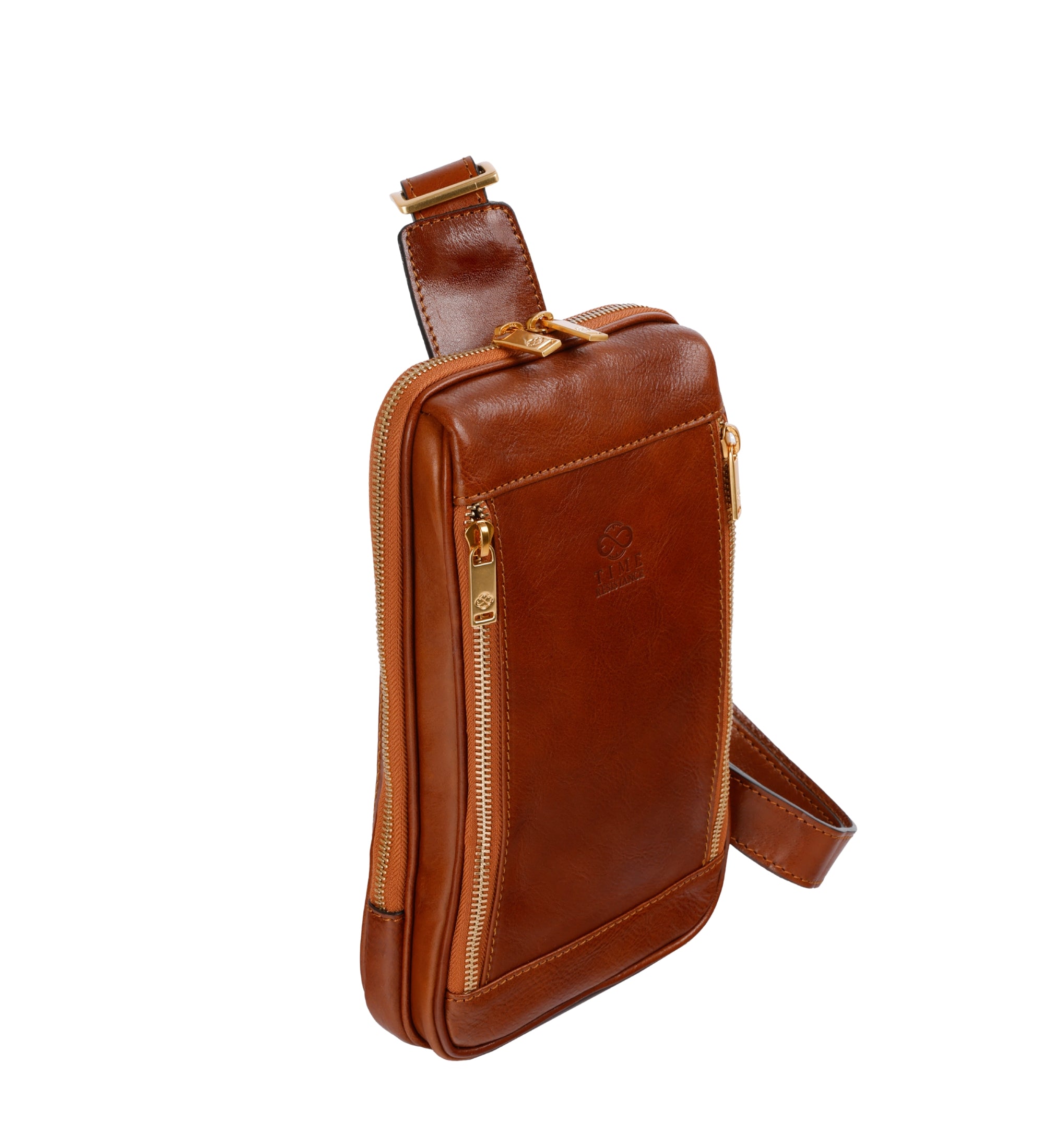 Leather Sling Bag Chest Bag - Kim