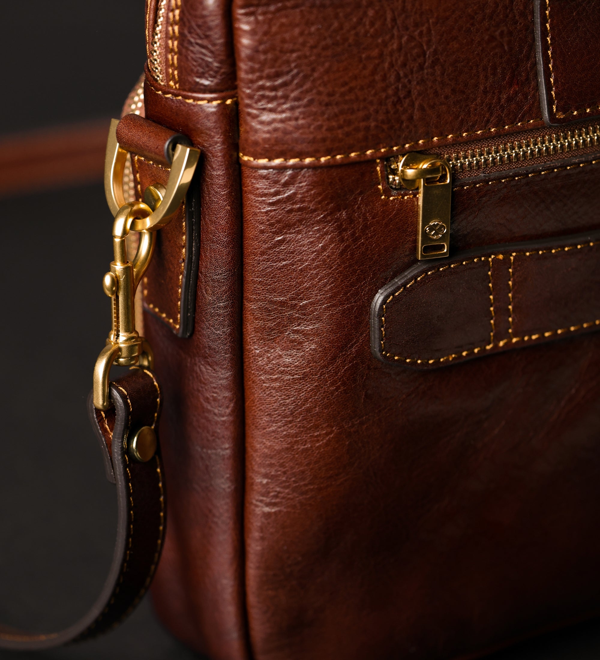 Womens Leather Briefcase Laptop Bag - Orlando